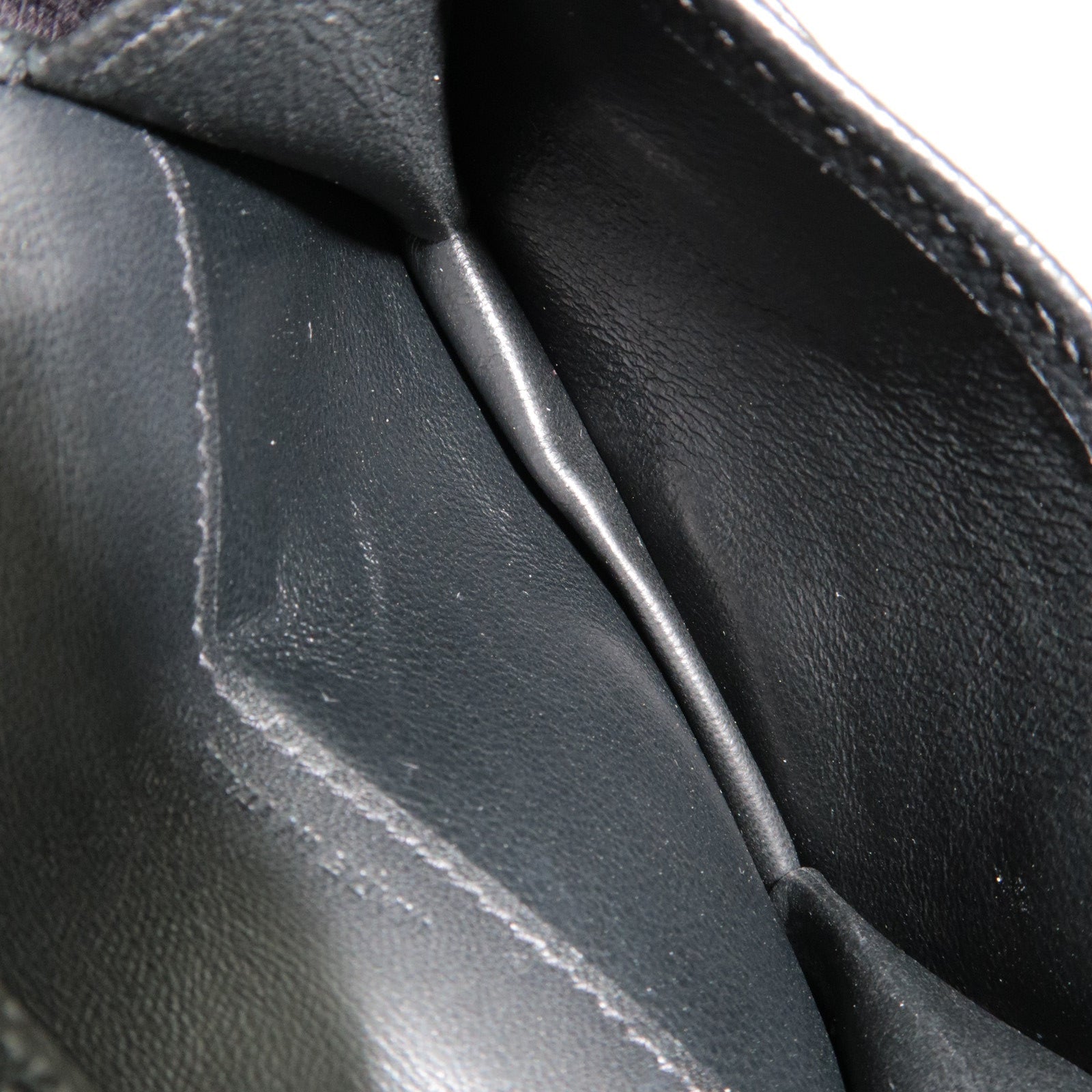 Saint Laurent Card Case Leather Black 469338