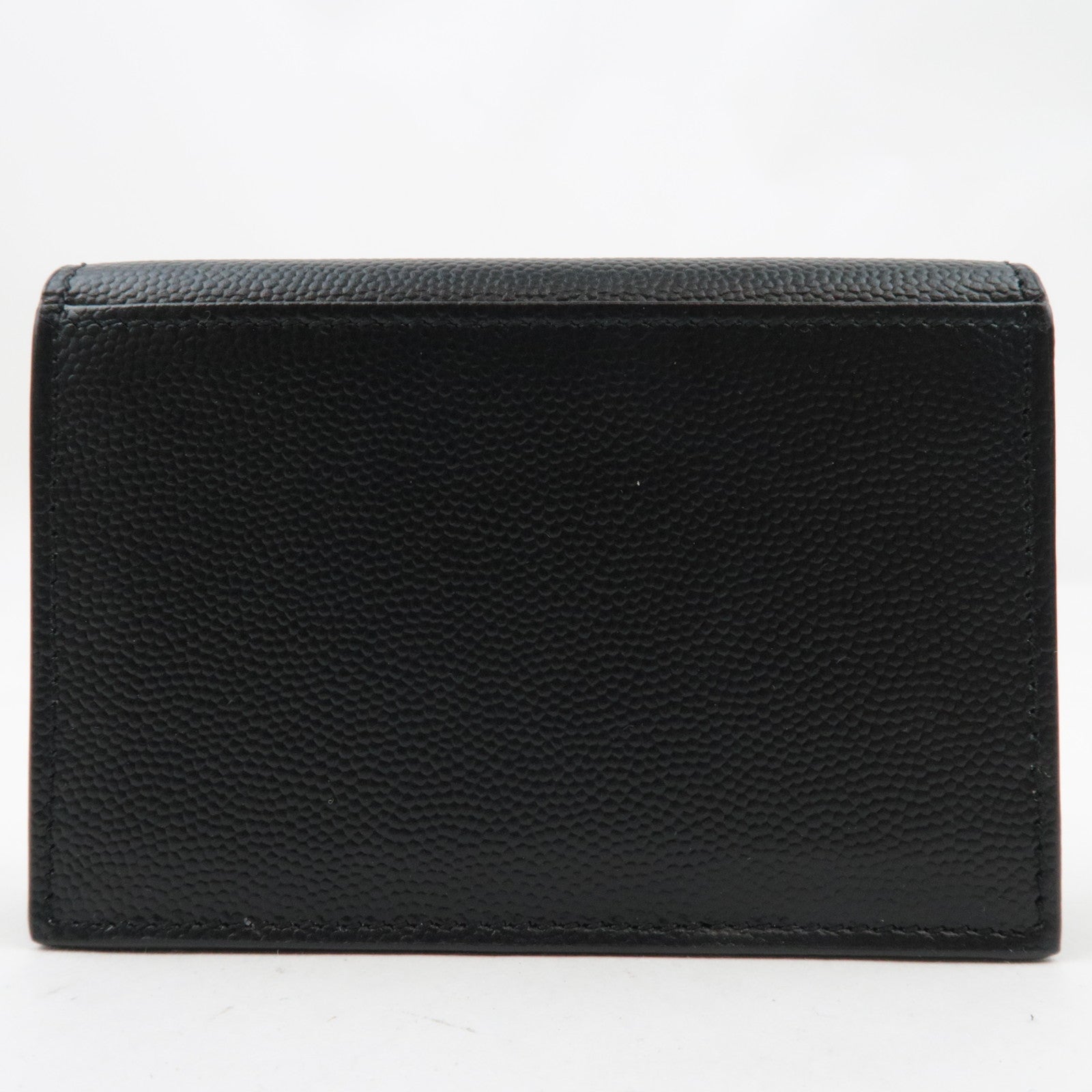 Saint Laurent Card Case Leather Black 469338