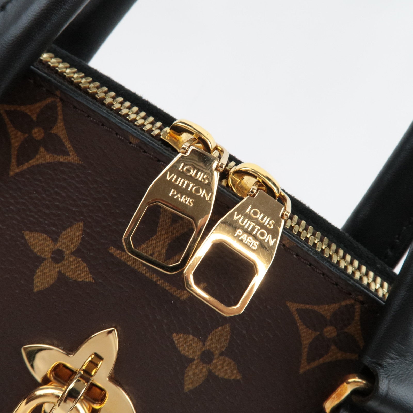 Louis Vuitton Monogram Flower Zip Tote Bag PM Hand Bag M44351 MI4188 *Dust bag, Strap, Key Lock, Clochette