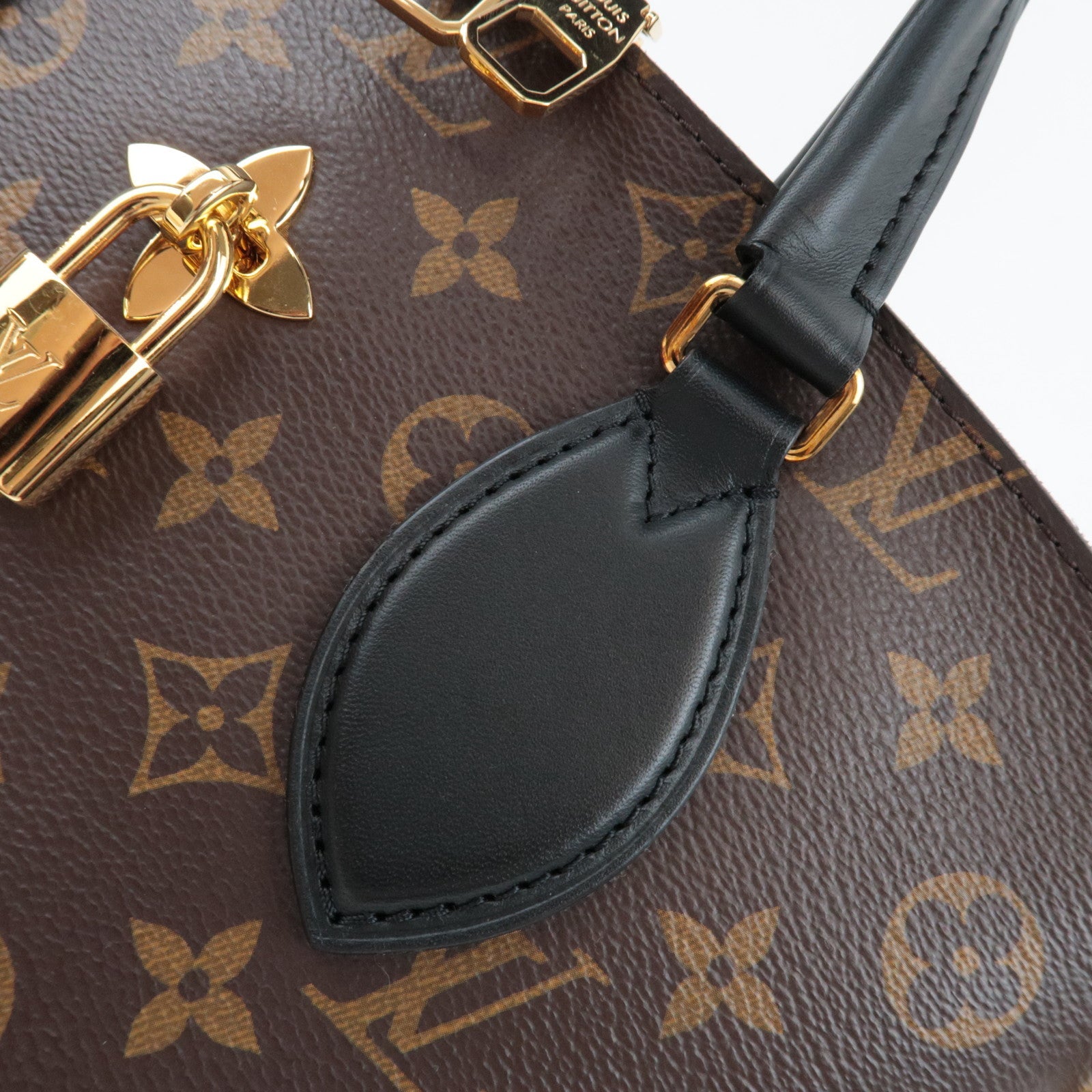 Louis Vuitton Monogram Flower Zip Tote Bag PM Hand Bag M44351 MI4188 *Dust bag, Strap, Key Lock, Clochette