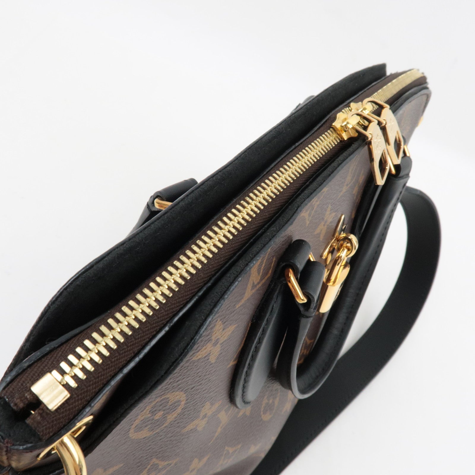 Louis Vuitton Monogram Flower Zip Tote Bag PM Hand Bag M44351 MI4188 *Dust bag, Strap, Key Lock, Clochette