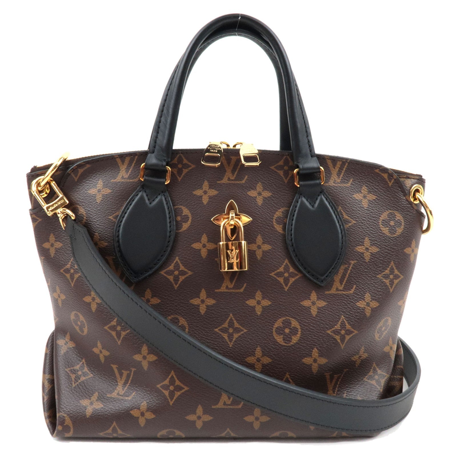 Louis Vuitton Monogram Flower Zip Tote Bag PM Hand Bag M44351 MI4188 *Dust bag, Strap, Key Lock, Clochette77217