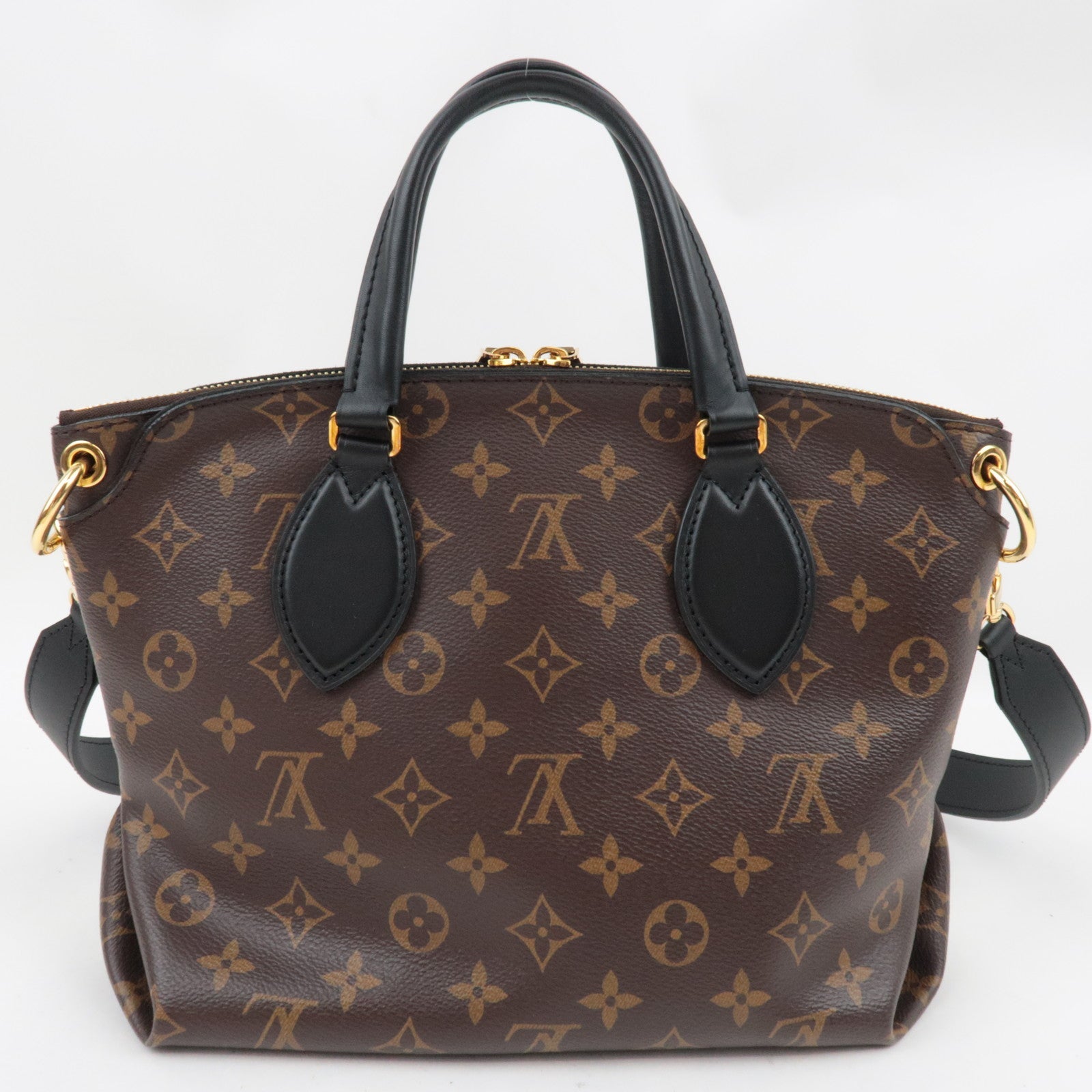 Louis Vuitton Monogram Flower Zip Tote Bag PM Hand Bag M44351 MI4188 *Dust bag, Strap, Key Lock, Clochette
