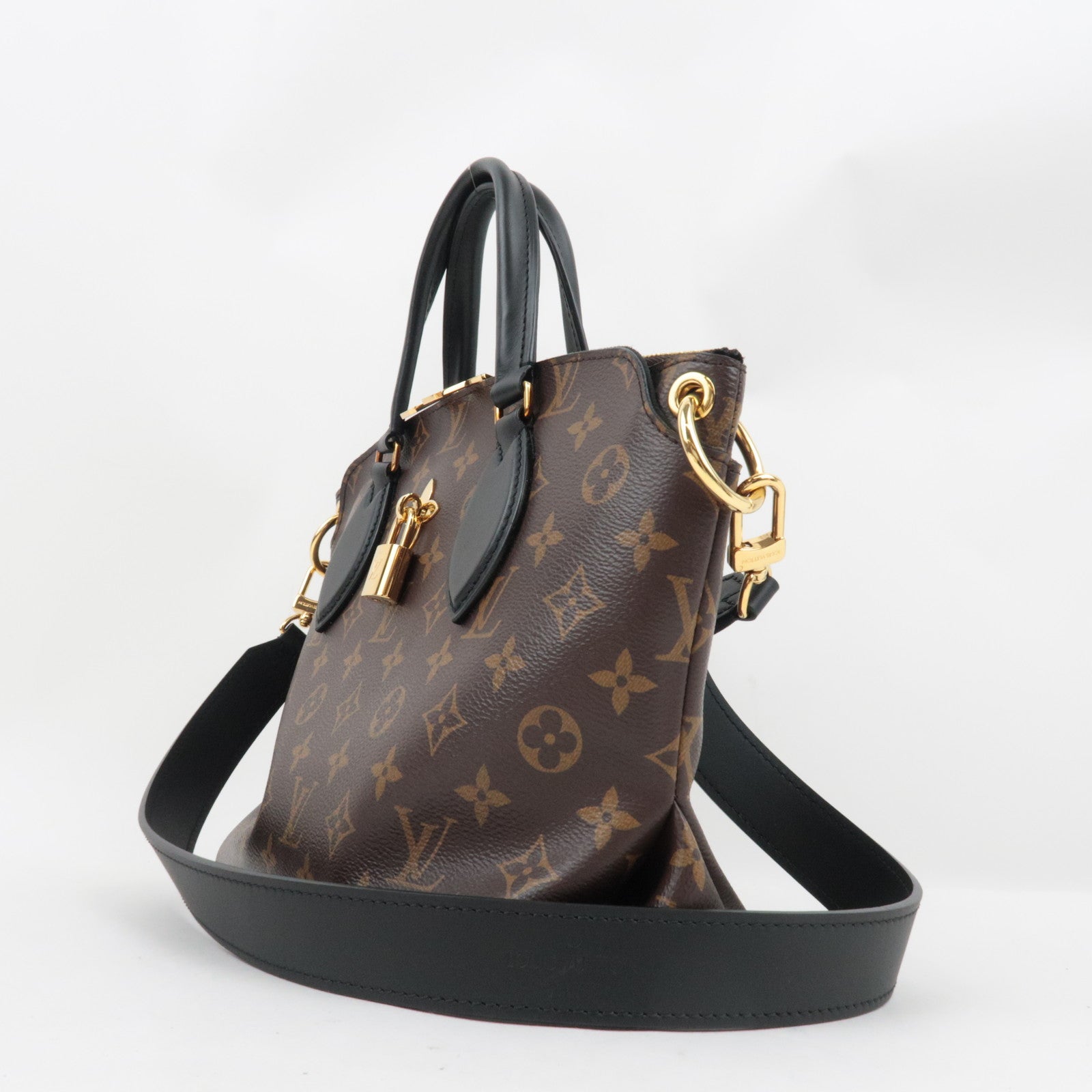 Louis Vuitton Monogram Flower Zip Tote Bag PM Hand Bag M44351 MI4188 *Dust bag, Strap, Key Lock, Clochette