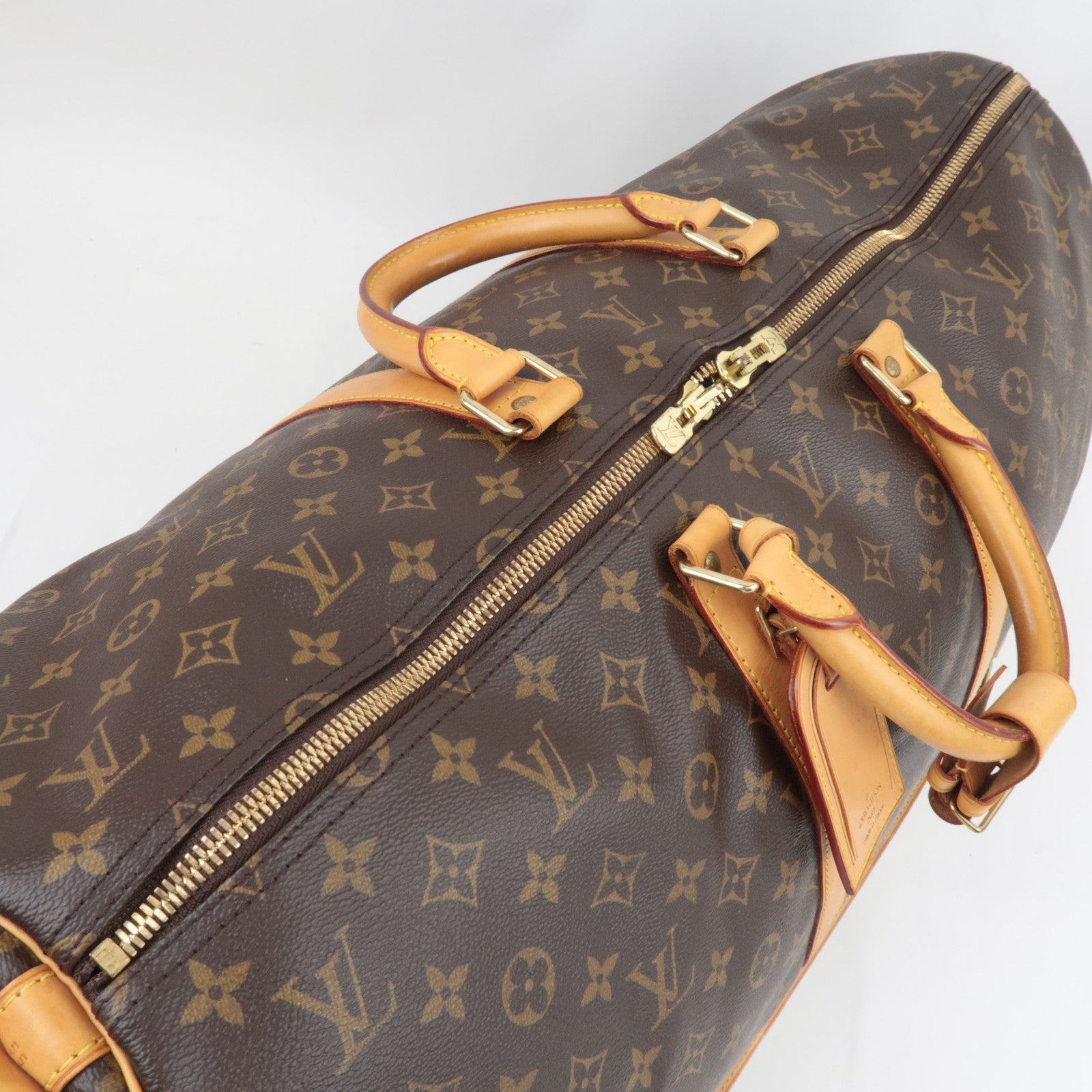 Louis Vuitton Monogram Keepall Bandouliere 55 Travel bag M41414 MB0055 *Strap, Name tag, Poignet