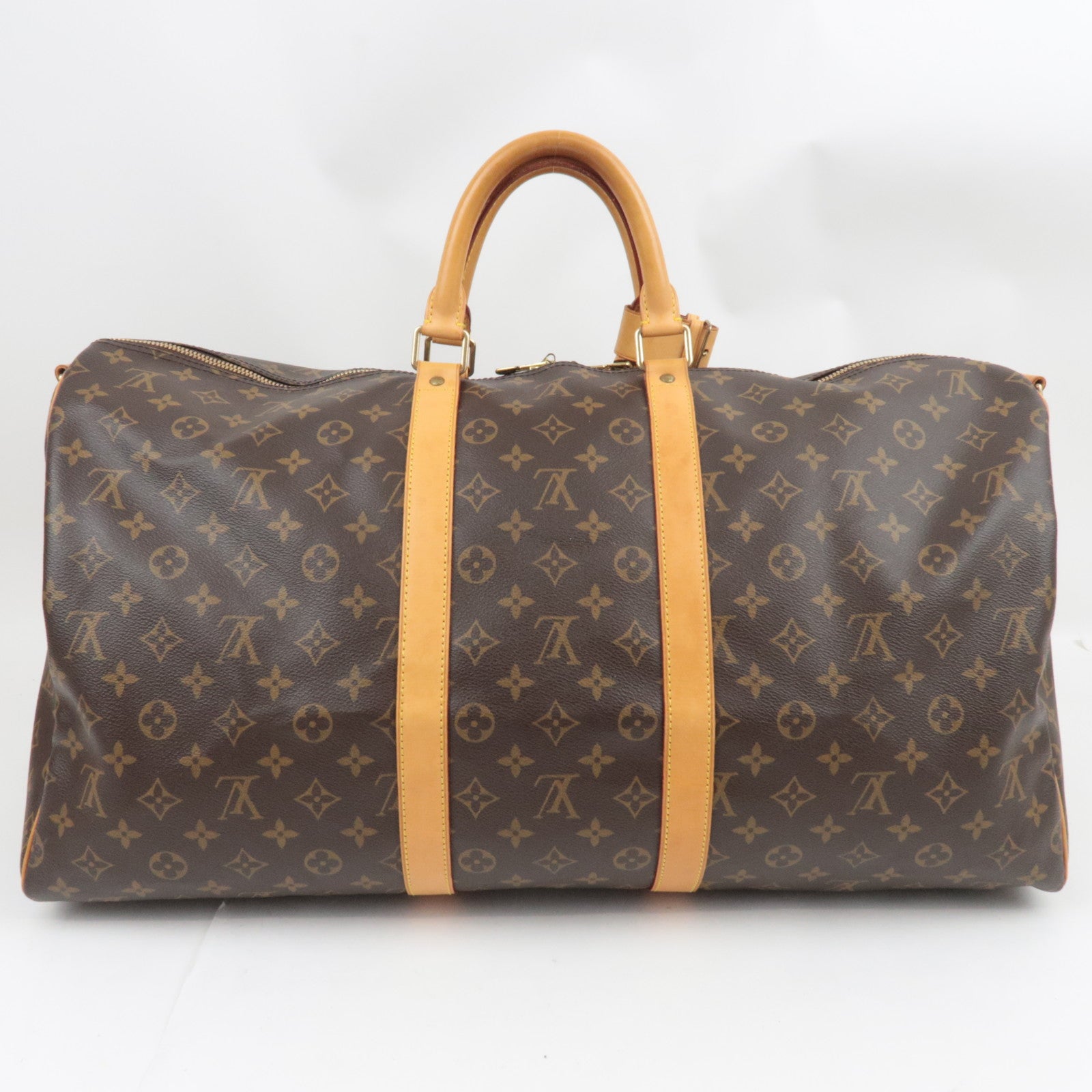 Louis Vuitton Monogram Keepall Bandouliere 55 Travel bag M41414 MB0055 *Strap, Name tag, Poignet
