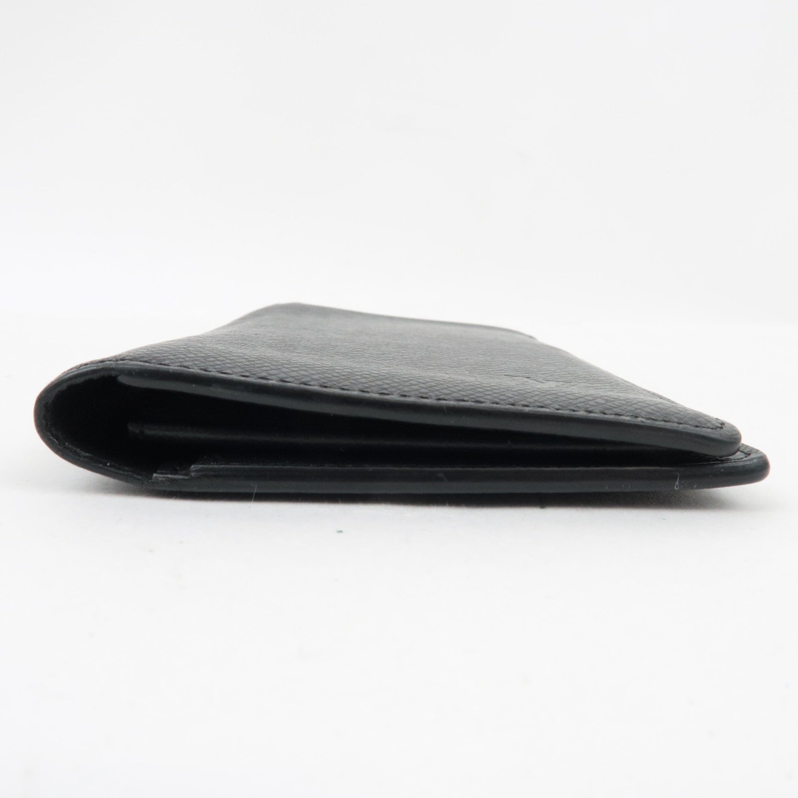 Louis Vuitton Taiga Portefeuille Brazza Long Wallet Noir M30501 RFID