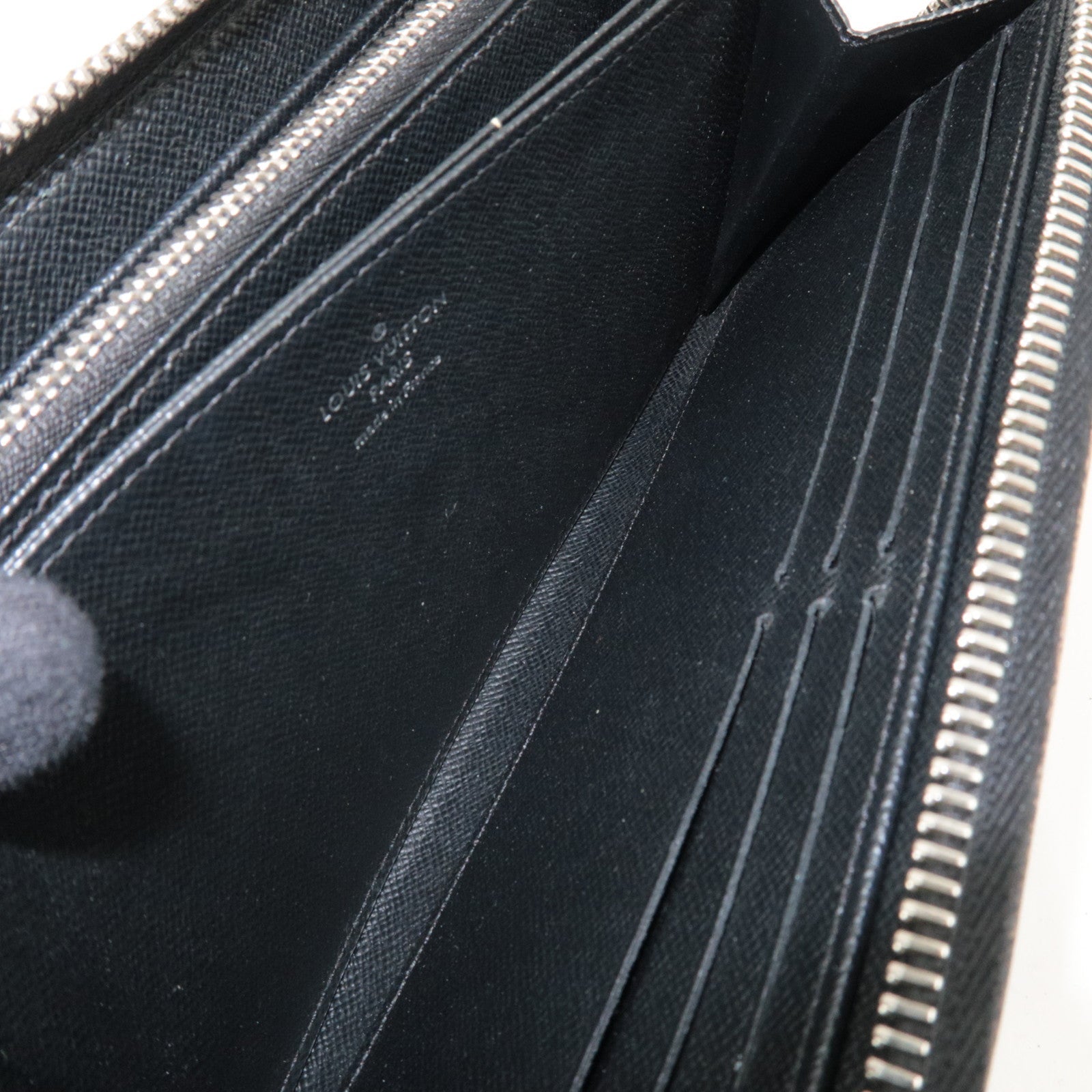 Louis Vuitton Epi Denim Zippy Long Wallet Blue M61862 MI2117 *Dust bag