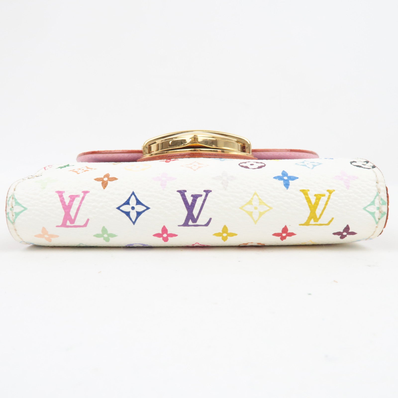 Louis Vuitton Monogram Multicolor Portefeuille Joy Wallet Blanc M60280 TN1112