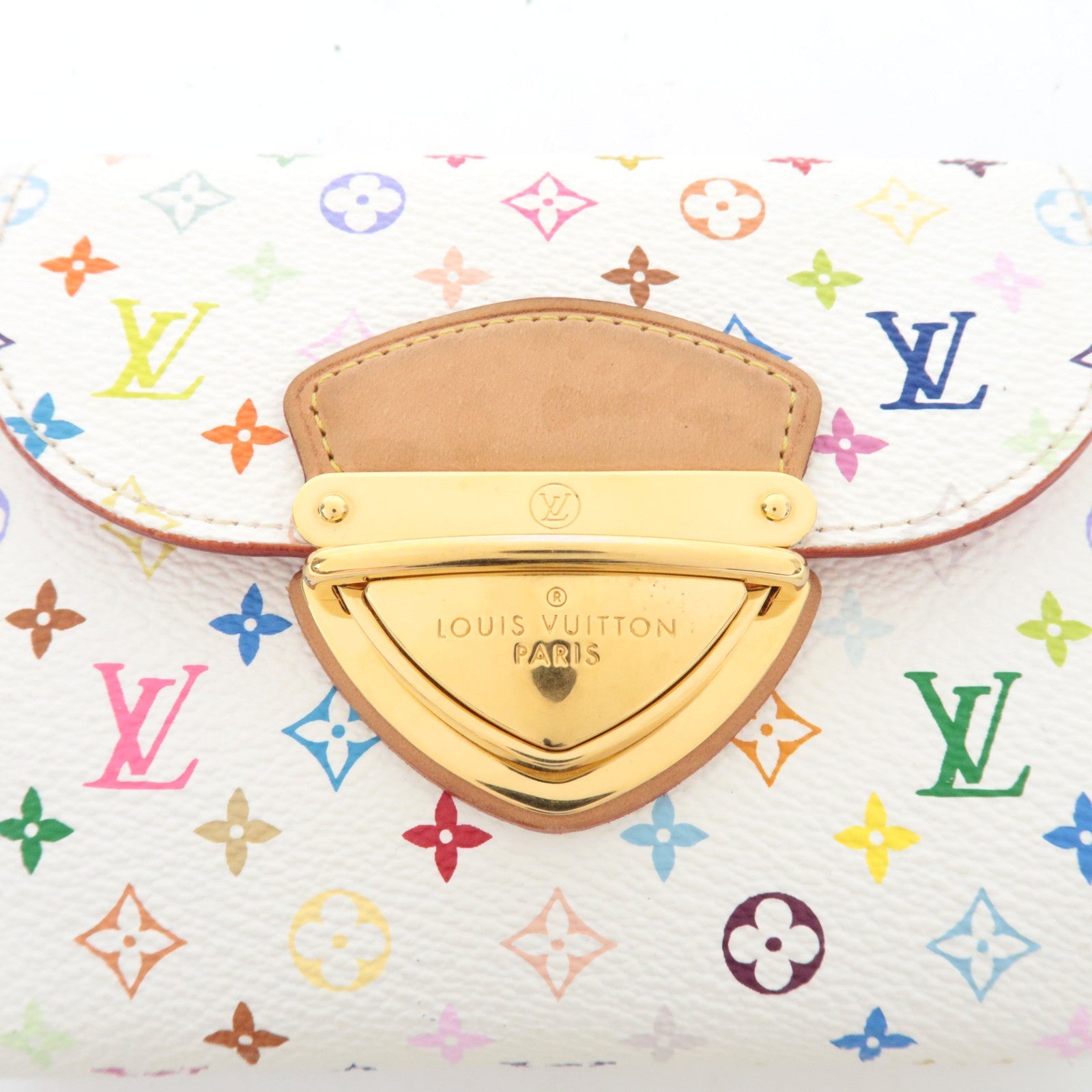 Louis Vuitton Monogram Multicolor Portefeuille Joy Wallet Blanc M60280 TN1112