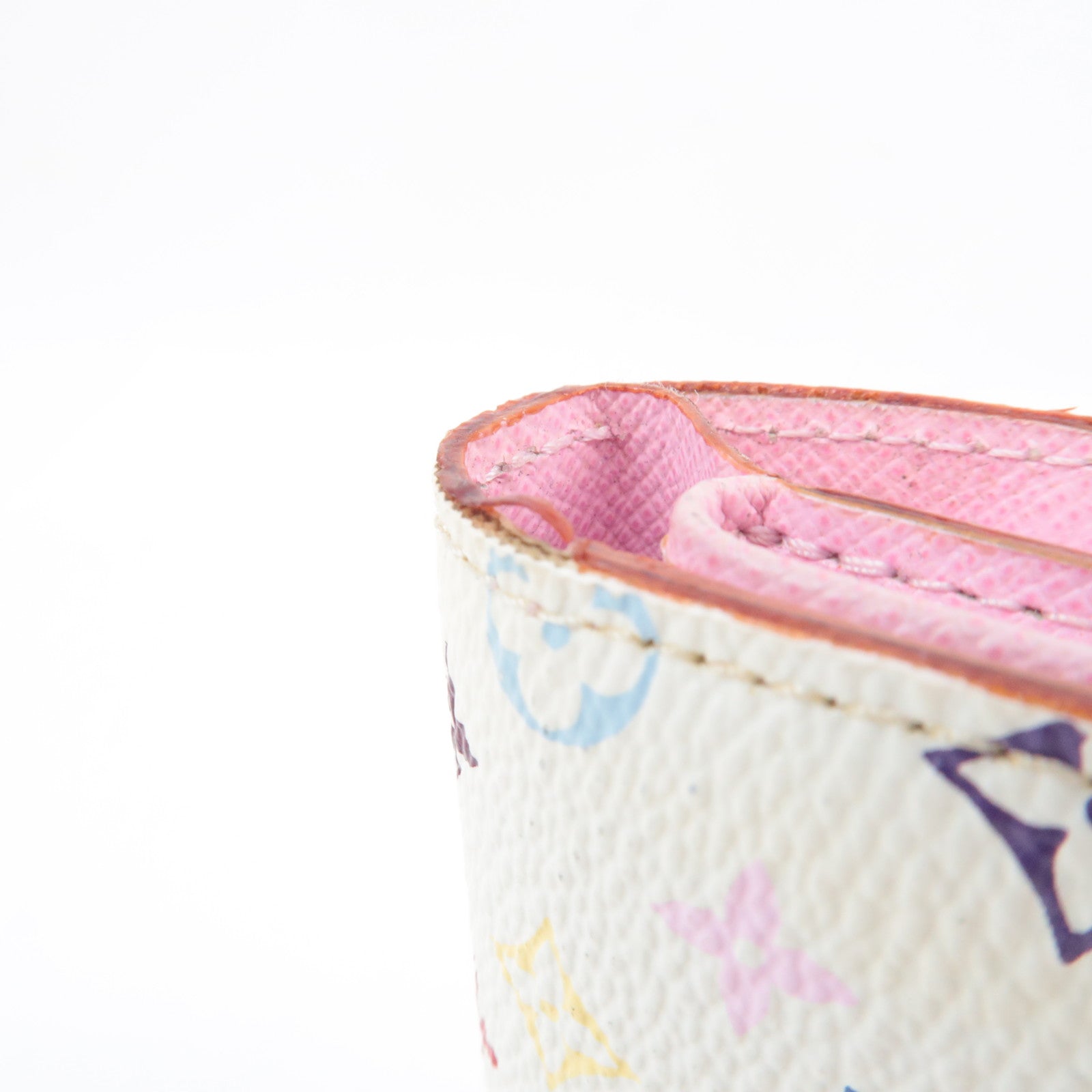 Louis Vuitton Monogram Multicolor Portefeuille Joy Wallet Blanc M60280 TN1112