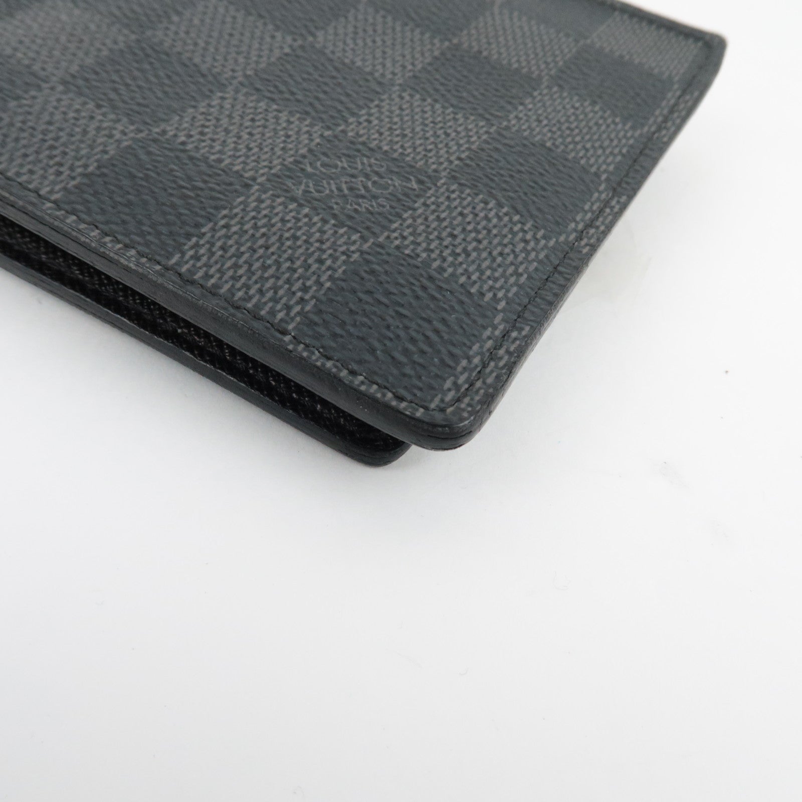 Louis Vuitton Damier Graphite Portefeuille Marco Bi-Fold Wallet N62664 CA0059