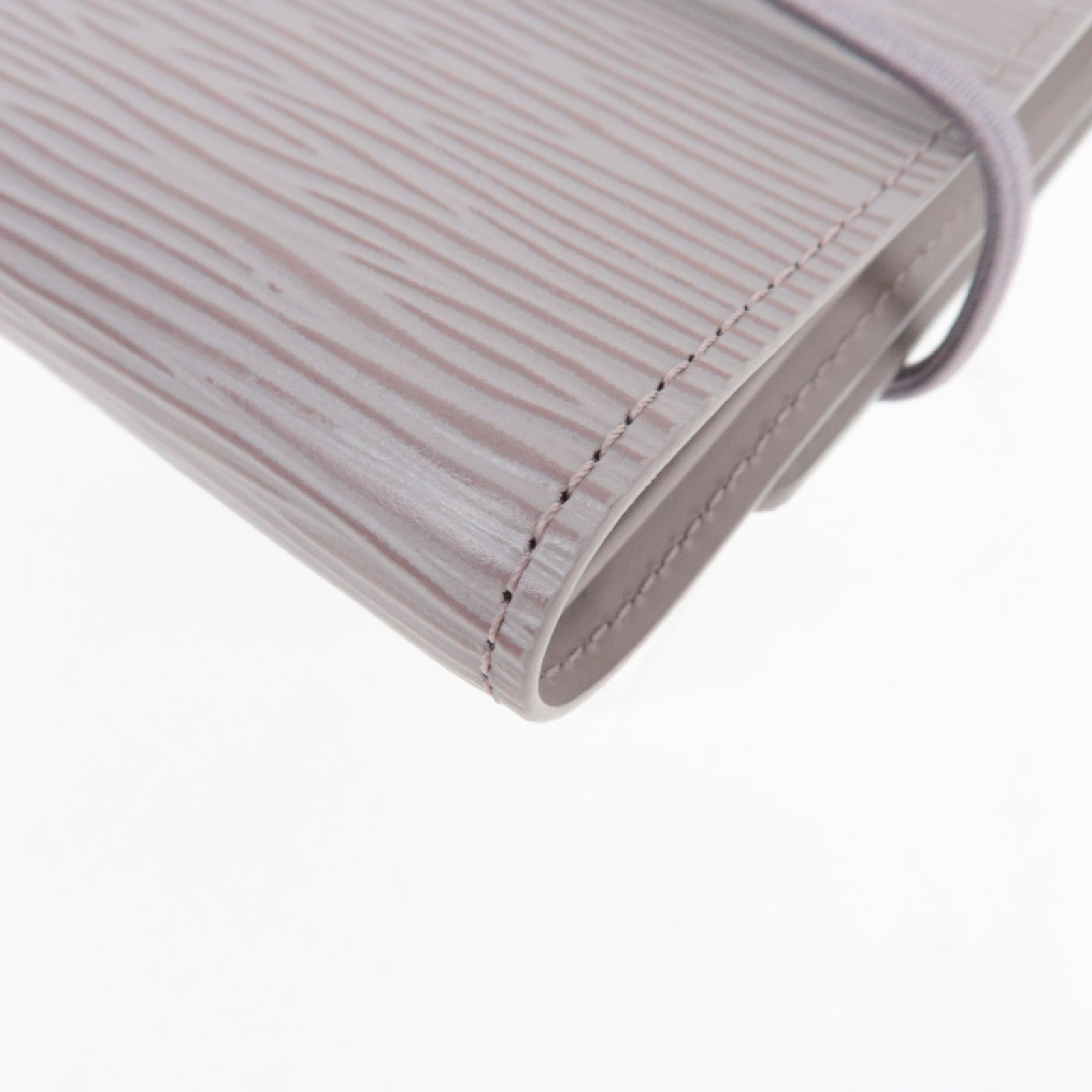 Louis Vuitton Epi Portefeuille Elastic Wallet Lilac M6346B MI0081