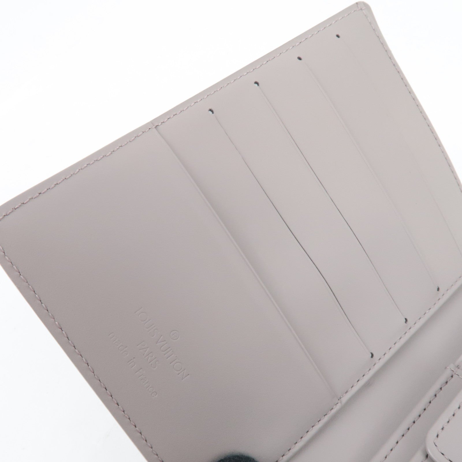 Louis Vuitton Epi Portefeuille Elastic Wallet Lilac M6346B MI0081