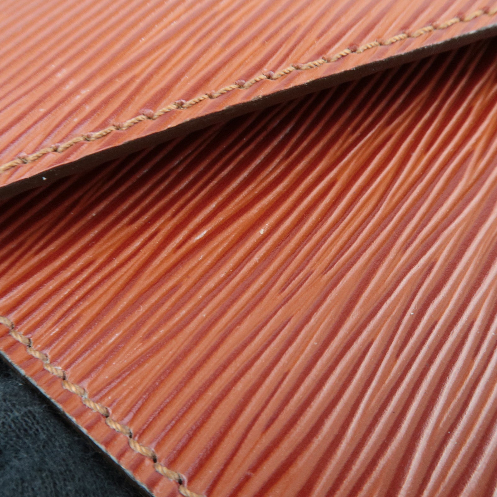 Louis Vuitton Epi Sellier Dragonne Clutch Bag Kenya Brown M52613 TH0947 *Keys