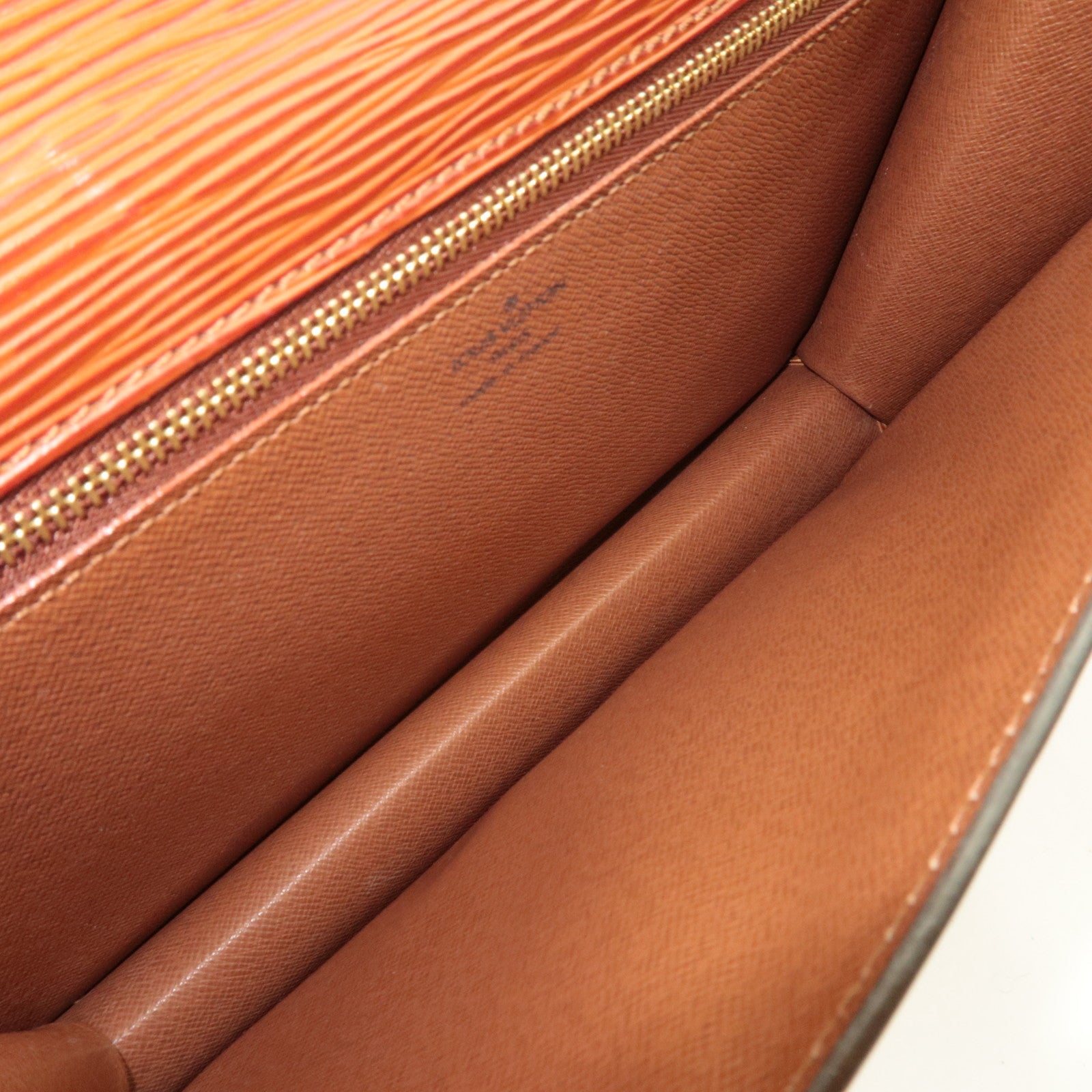 Louis Vuitton Epi Sellier Dragonne Clutch Bag Kenya Brown M52613 TH0947 *Keys