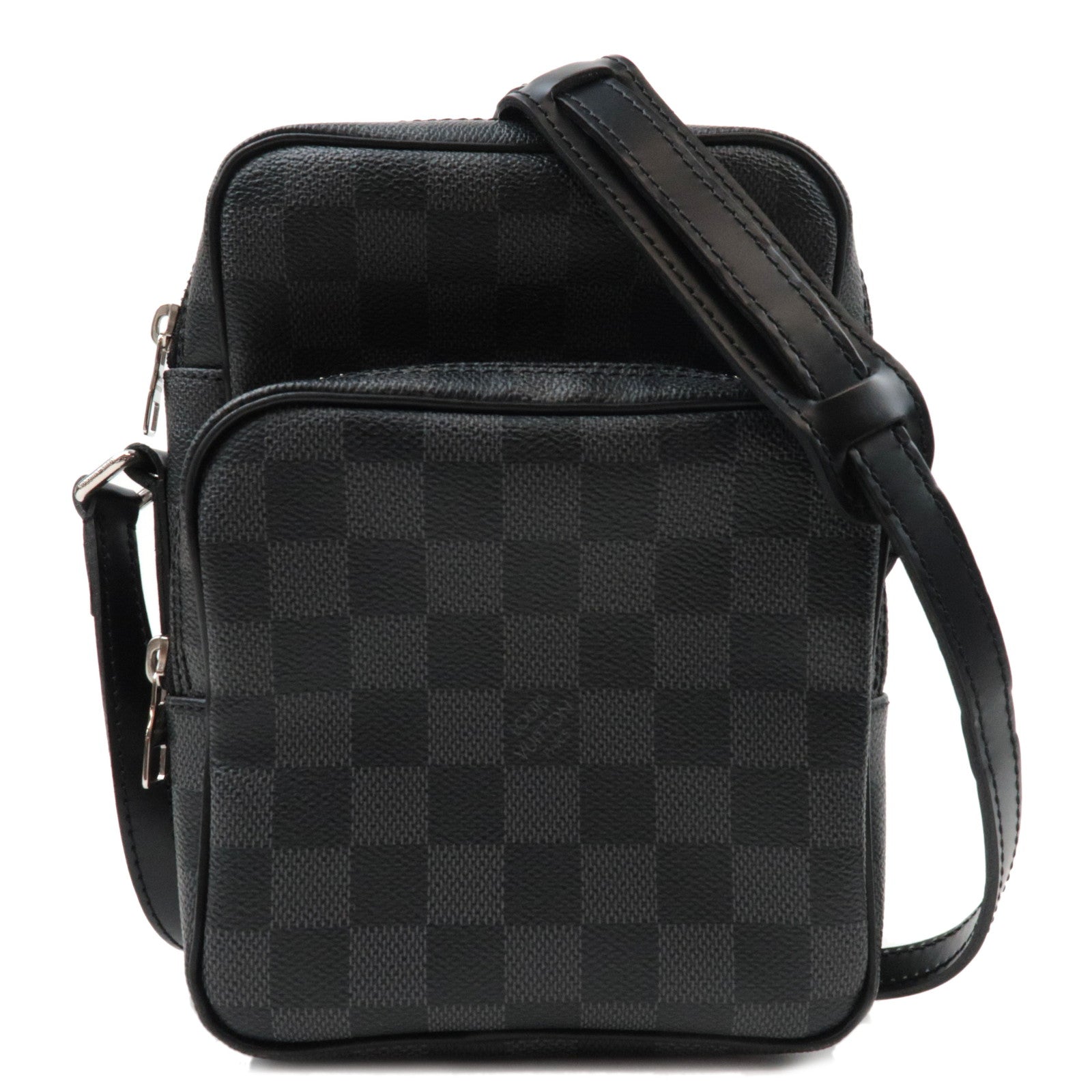 Louis Vuitton Damier Graphite Rem Shoulder Bag N41446 TH3098 77300