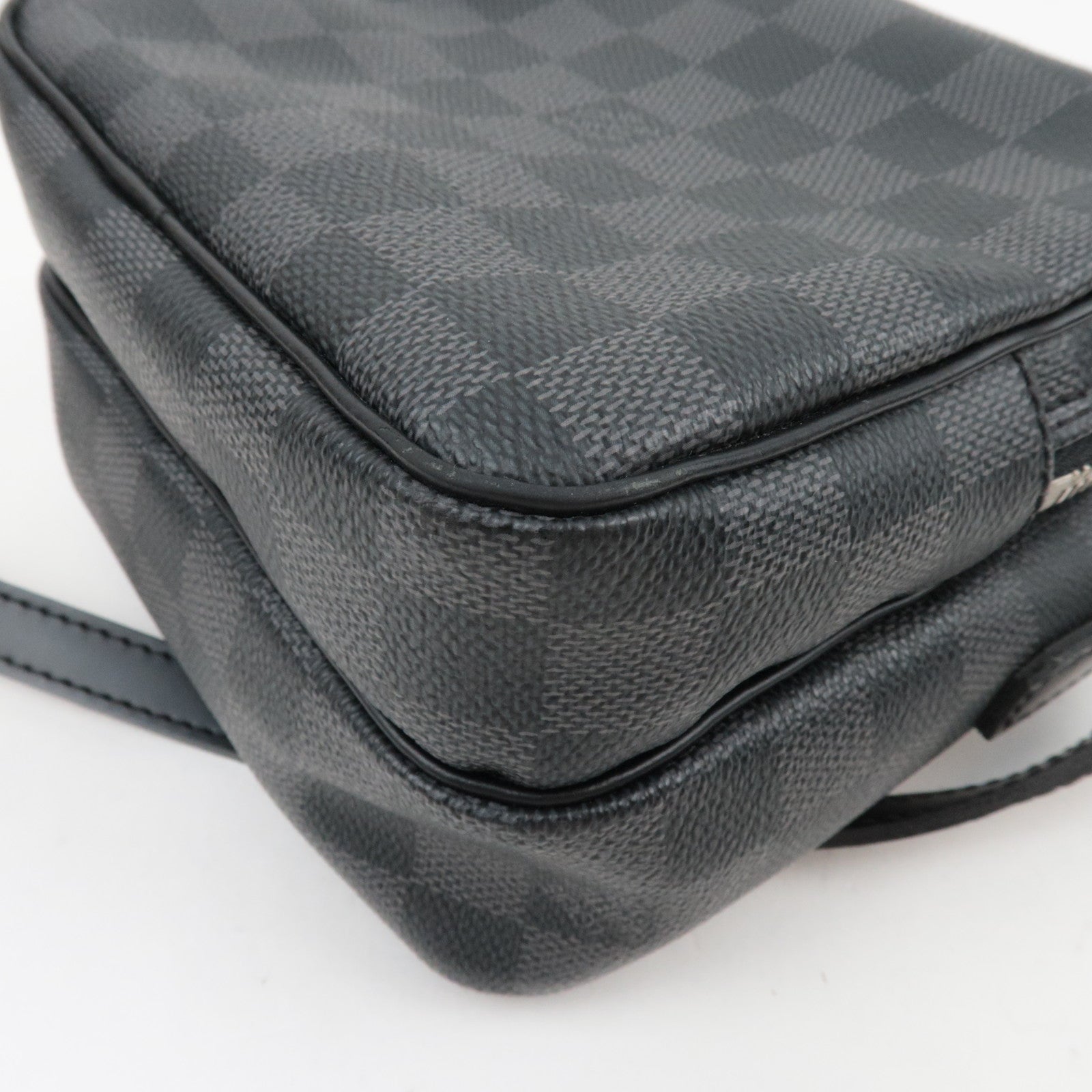 Louis Vuitton Damier Graphite Rem Shoulder Bag N41446 TH3098