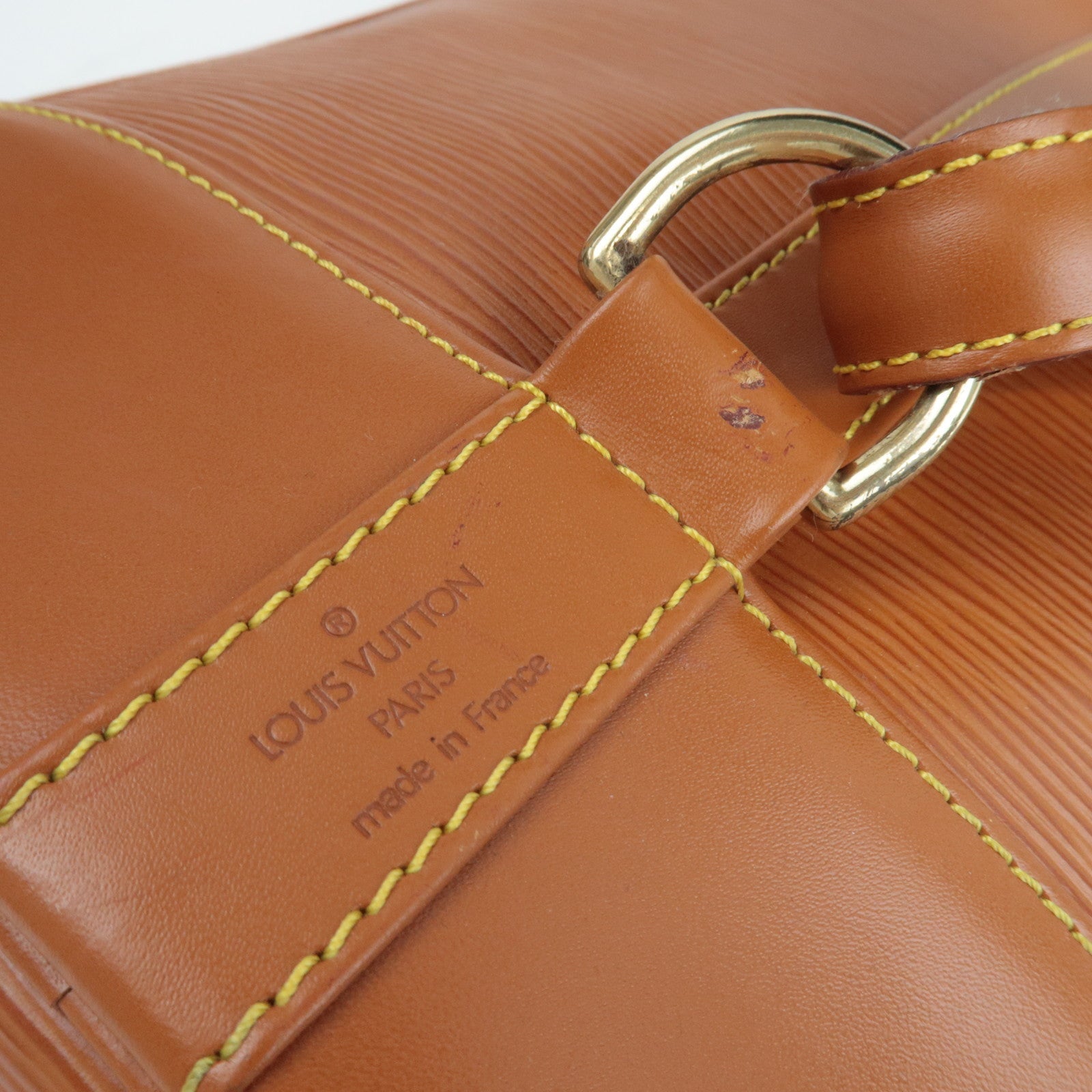 Louis Vuitton Epi Randonnee PM Shoulder Bag Zipang Gold M52358 AR0995