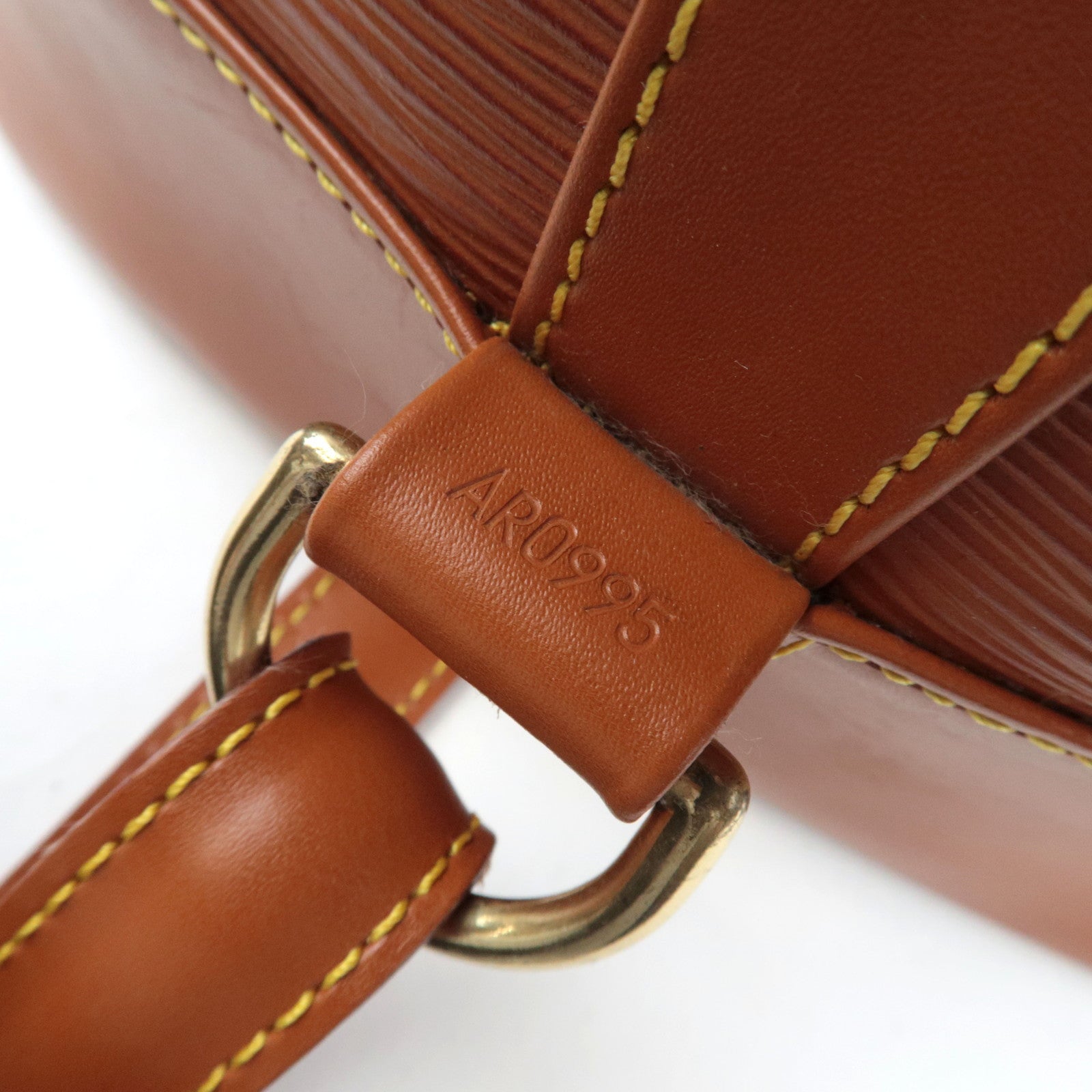 Louis Vuitton Epi Randonnee PM Shoulder Bag Zipang Gold M52358 AR0995