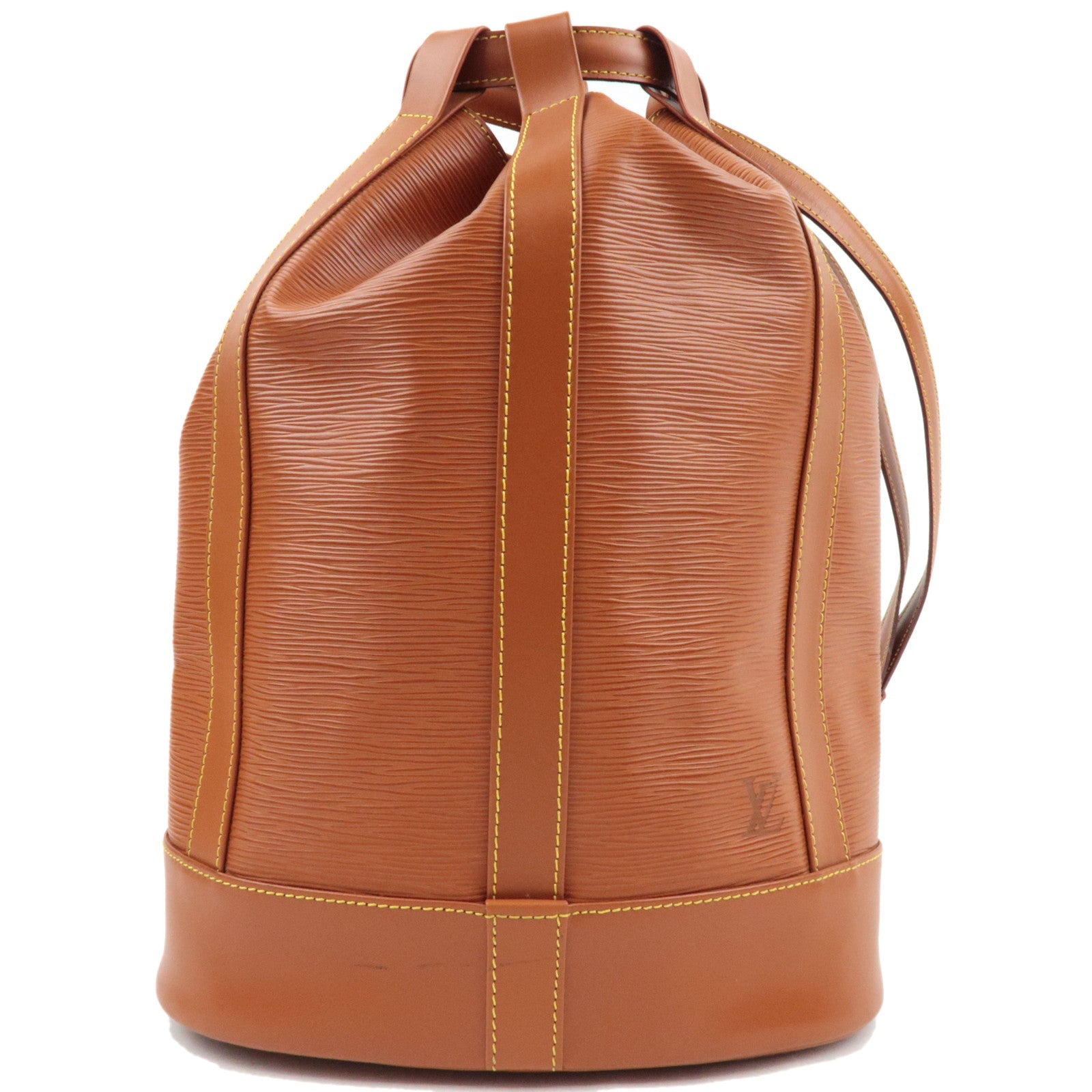 Louis Vuitton Epi Randonnee PM Shoulder Bag Zipang Gold M52358 AR0995 77301