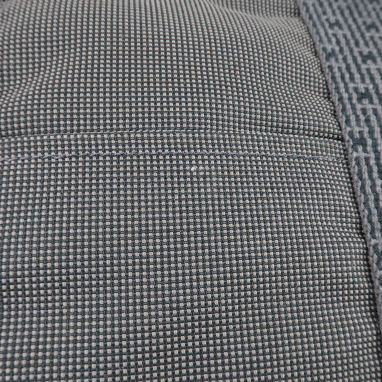 HERMES Her Line A Dos MM Backpack Nylon Canvas Gray *Lock