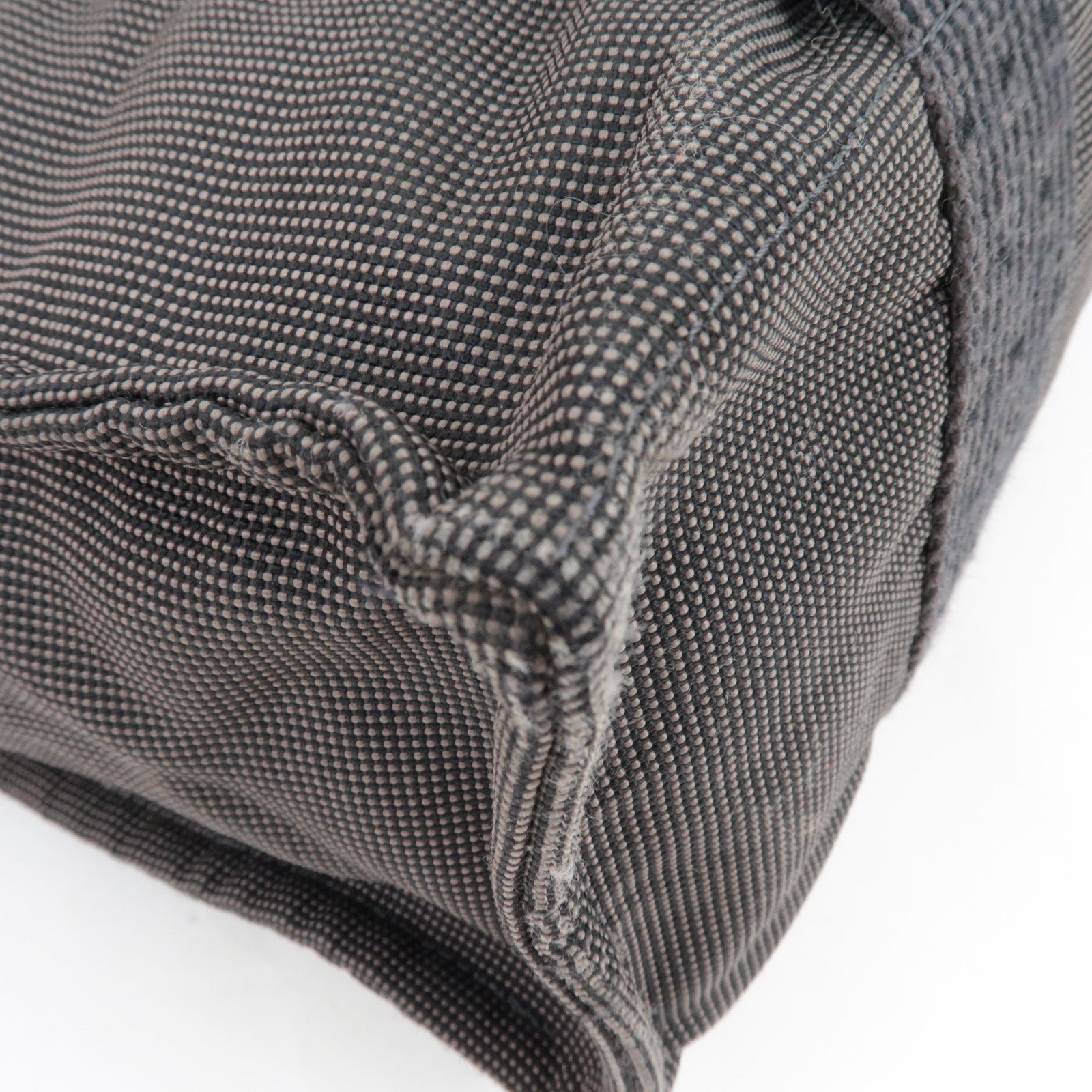 HERMES Her Line A Dos MM Backpack Nylon Canvas Gray *Lock