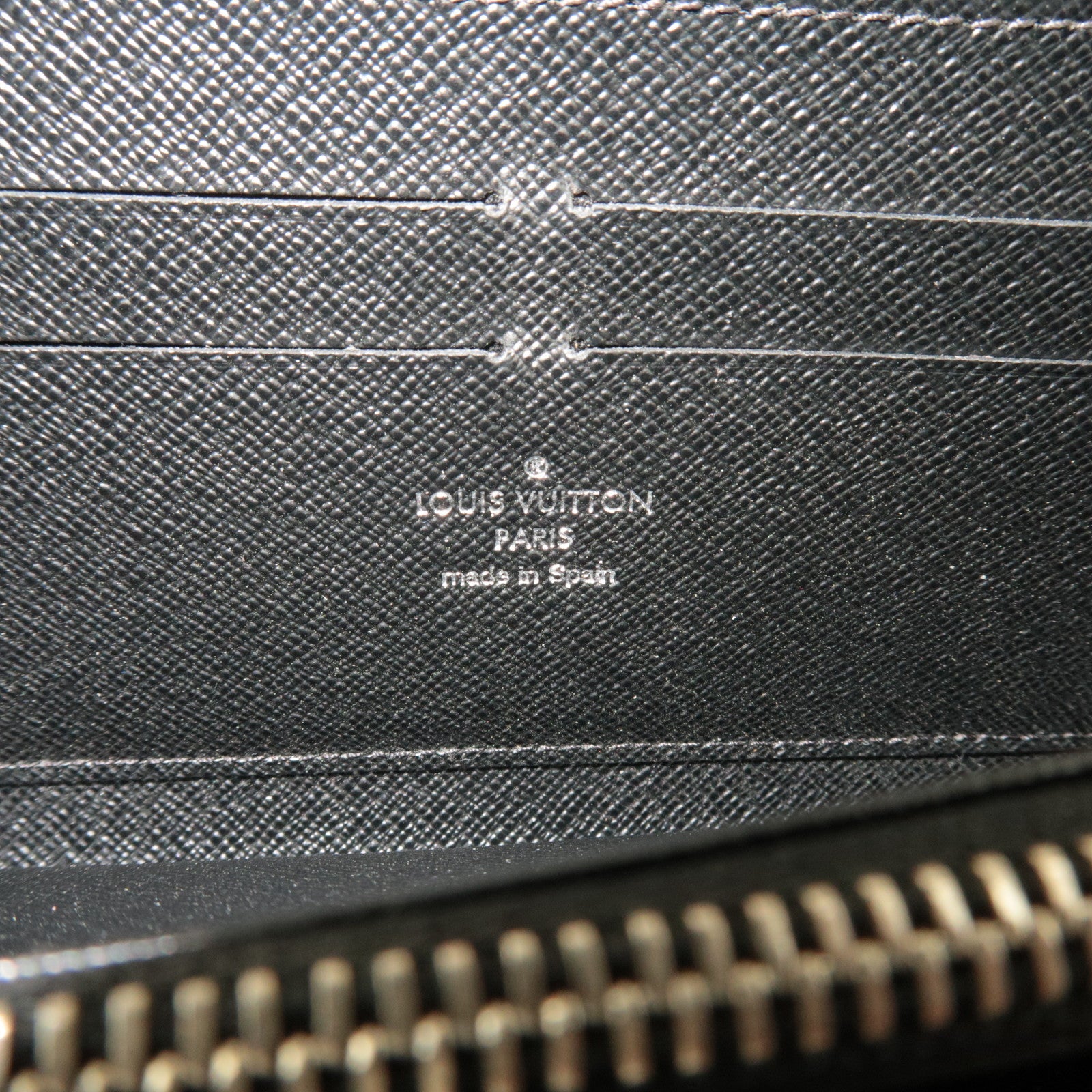 Louis Vuitton Epi Zippy Long Wallet Noir M60072 CA3172 *Box, Dust bag