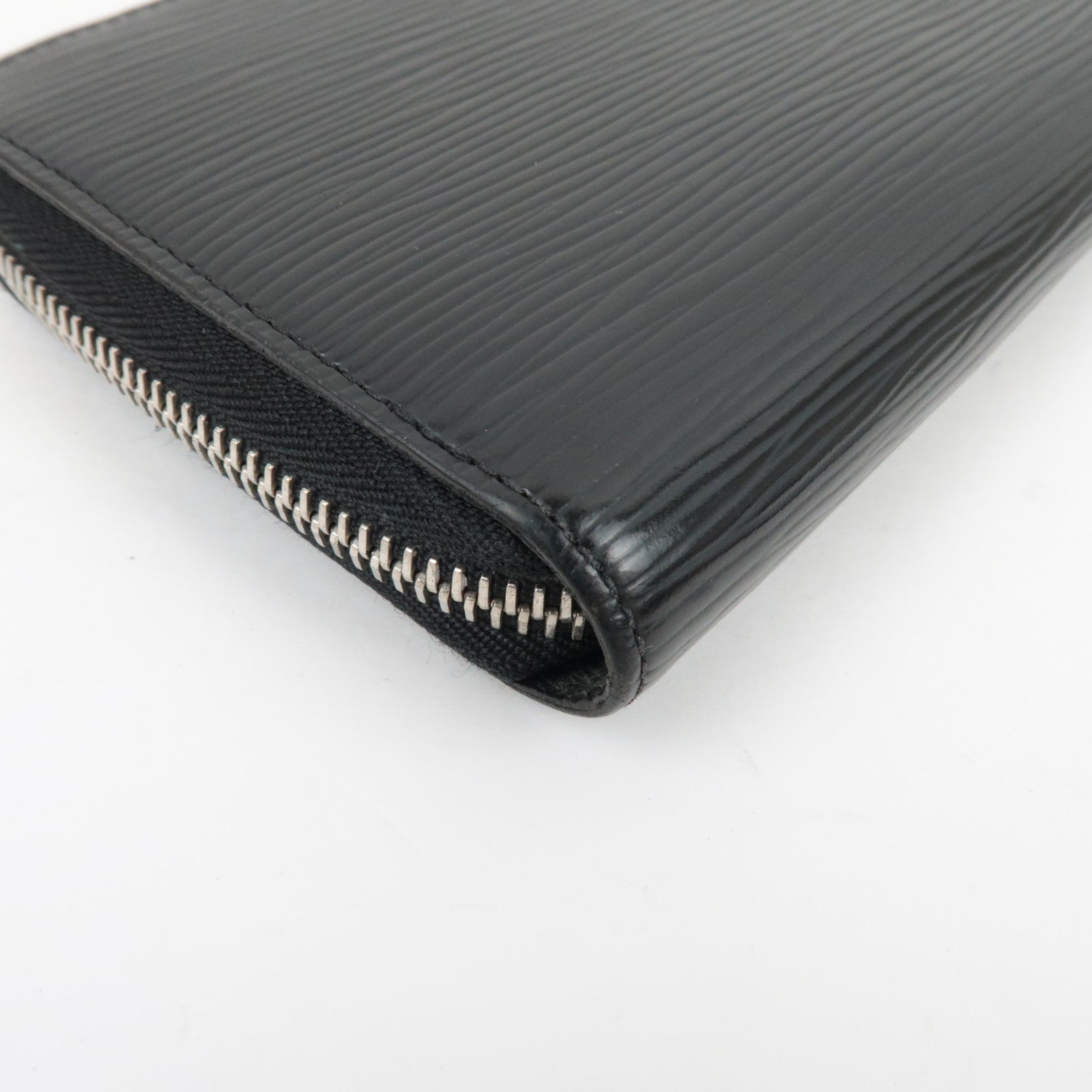 Louis Vuitton Epi Zippy Long Wallet Noir M60072 CA3172 *Box, Dust bag
