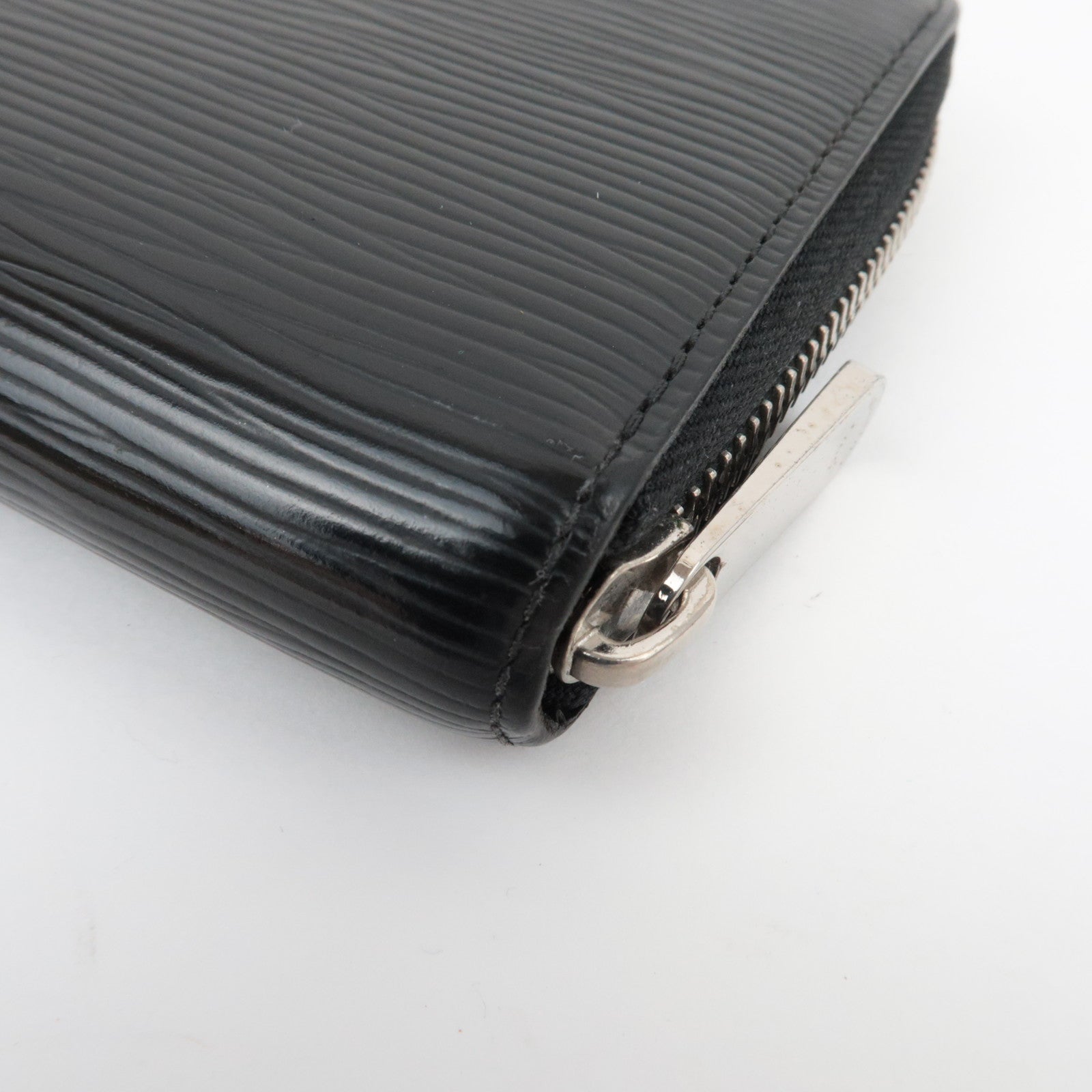 Louis Vuitton Epi Zippy Long Wallet Noir M60072 CA3172 *Box, Dust bag