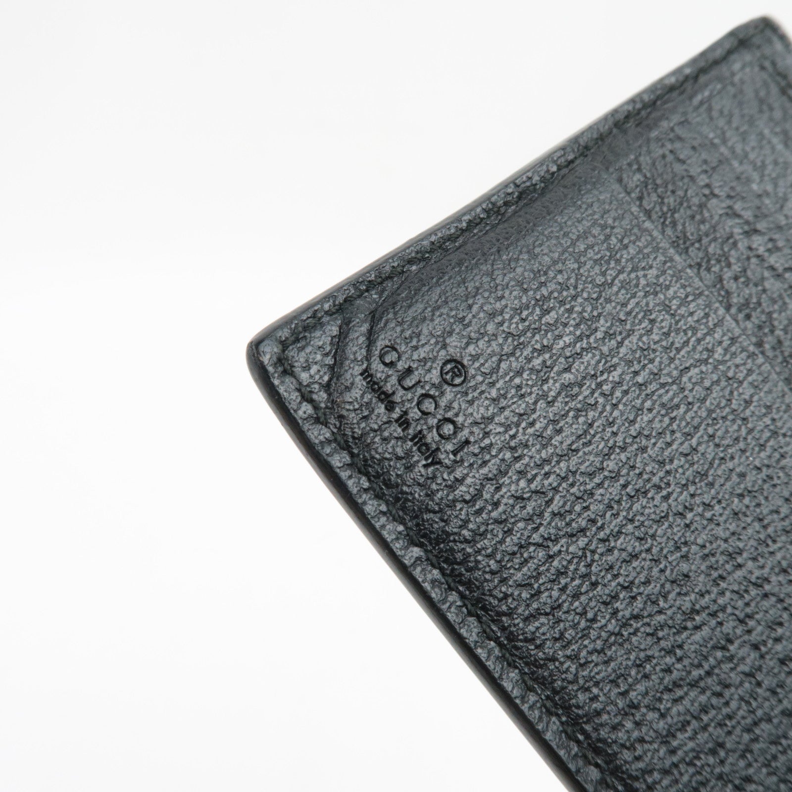 Gucci GG Marmont Bi-Fold Wallet Leather Black 428725 *Box, Dust bag