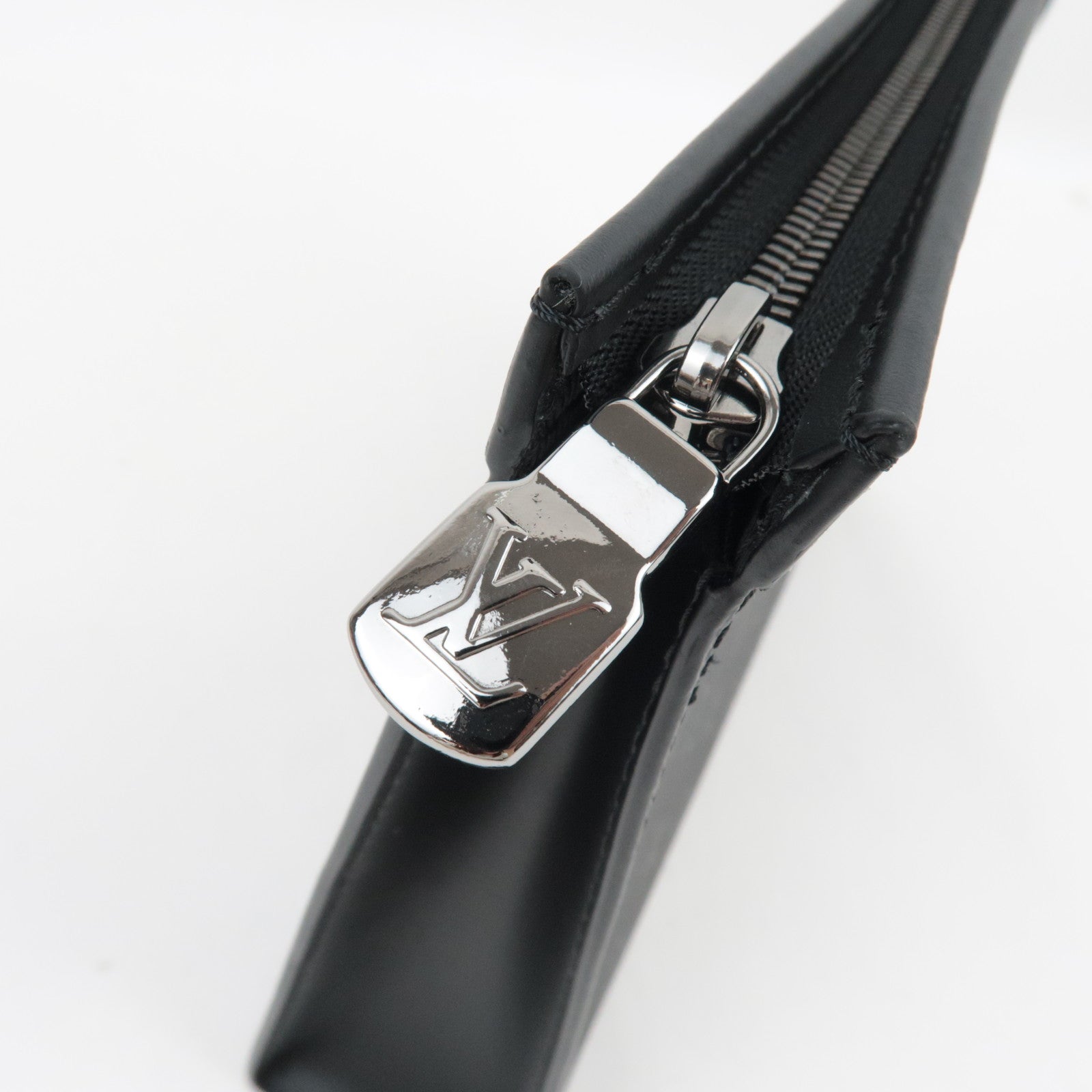 Louis Vuitton Monogram Eclipse Pochette Voyage MM Clutch Bag M61692 RFID *Dust bag