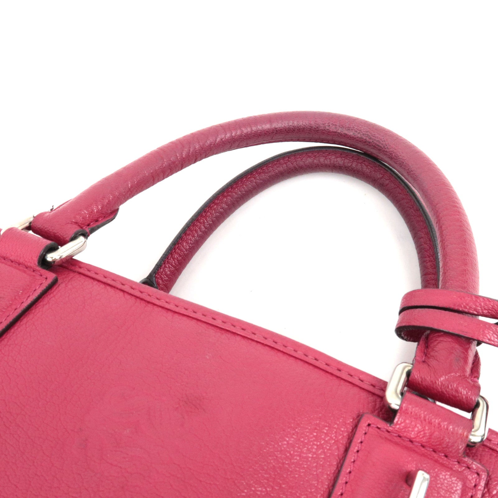 LOEWE Amazona 36 Hand Bag Leather Red *Dust bag, Key Lock, Crochette