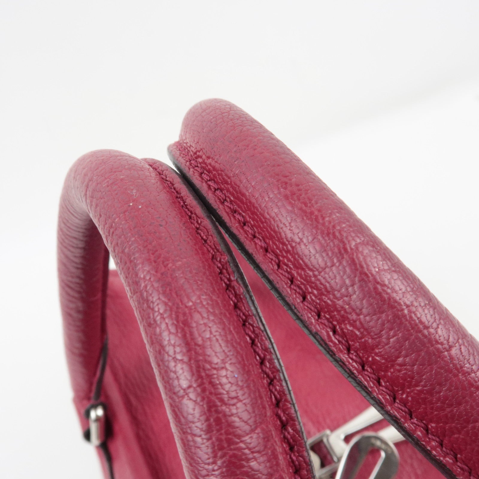 LOEWE Amazona 36 Hand Bag Leather Red *Dust bag, Key Lock, Crochette