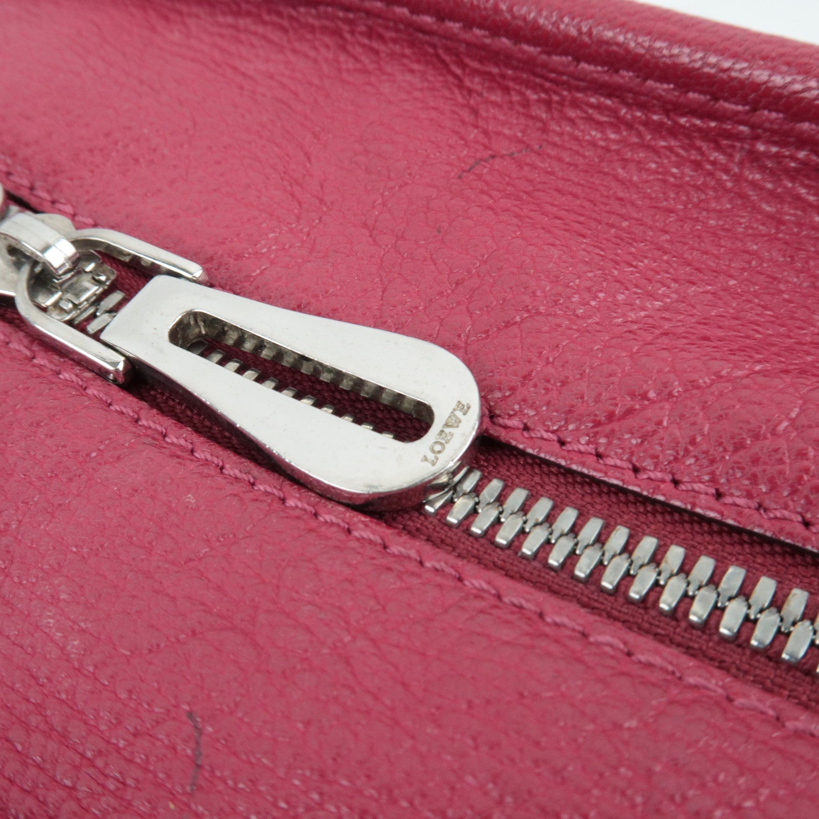 LOEWE Amazona 36 Hand Bag Leather Red *Dust bag, Key Lock, Crochette