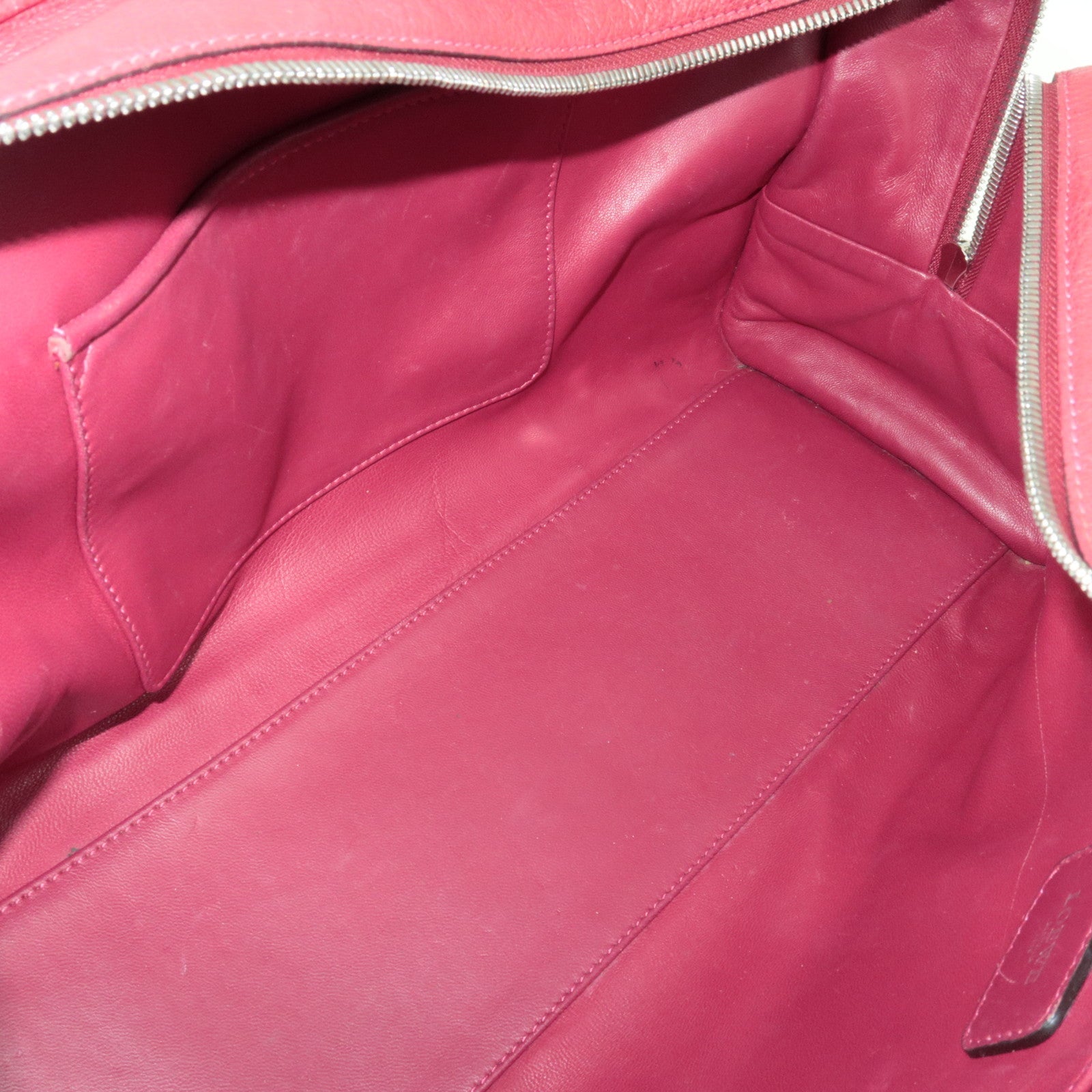 LOEWE Amazona 36 Hand Bag Leather Red *Dust bag, Key Lock, Crochette