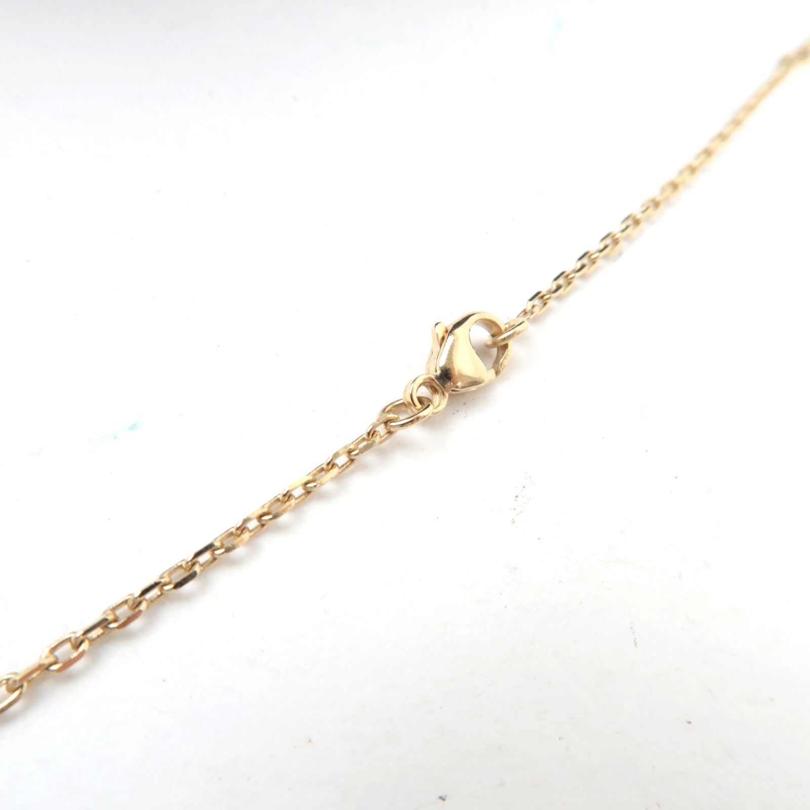 HERMES Amulette Equestre Necklace Metal Buffalo Horn Brown Gold *Box