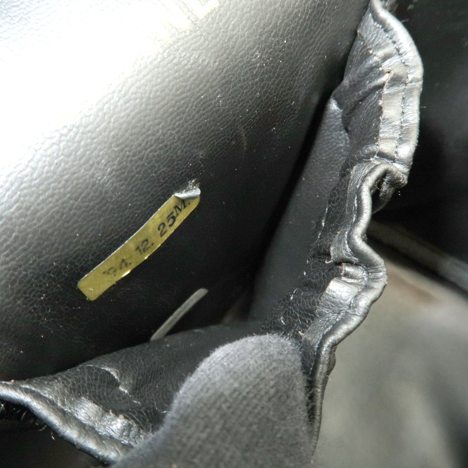 CHANEL Bicolore Vanity Bag Leather Black Gold HDW A01619 3124597