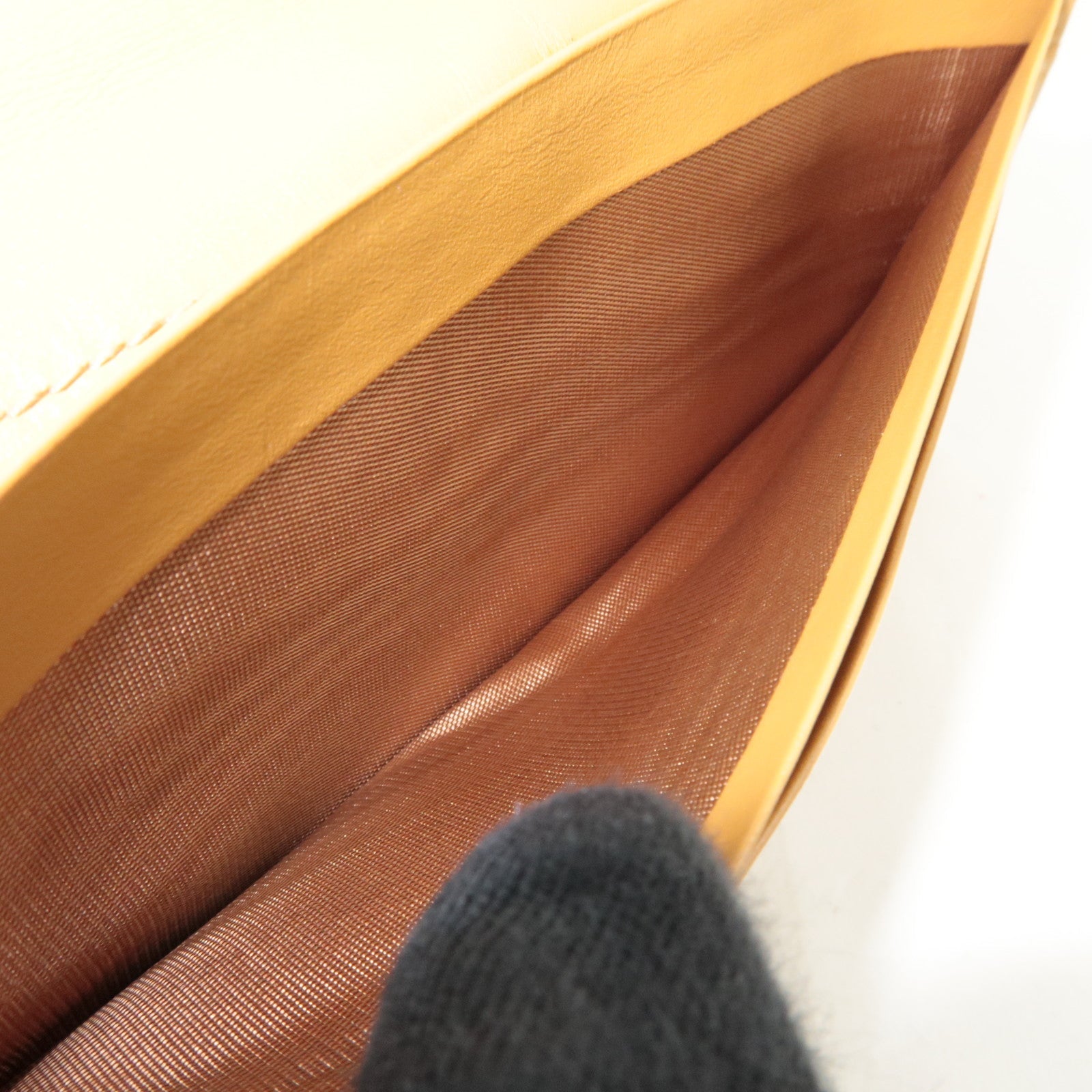 CELINE Macadam Bi-Fold Long Wallet PVC Leather Brown Beige