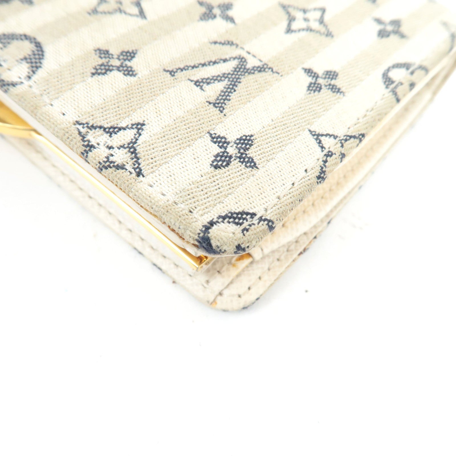 Louis Vuitton Monogram Mini Lin Porte Monnaie Viennois Wallet Croisette M95659 TH3067