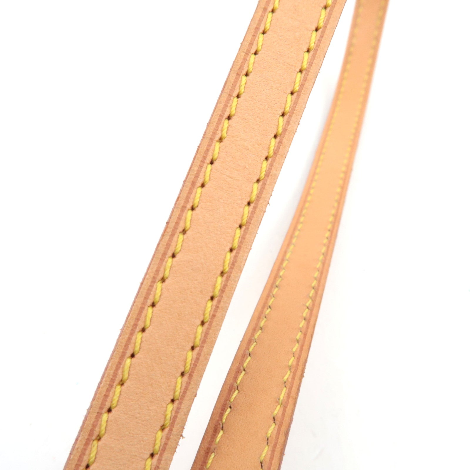 Louis Vuitton Shoulder Strap Leather Beige J00145