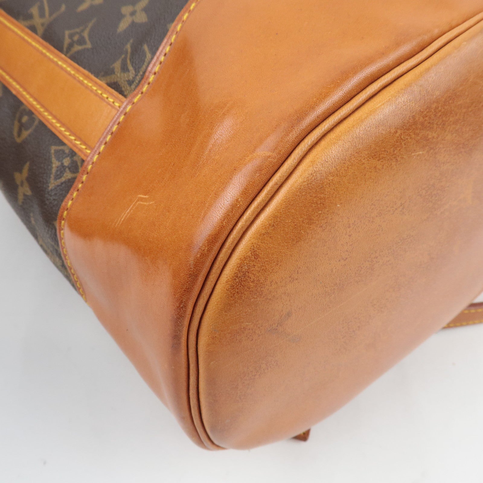 Louis Vuitton Monogram Randonnee GM Shoulder Bag M42244 *Name tag, Pouch