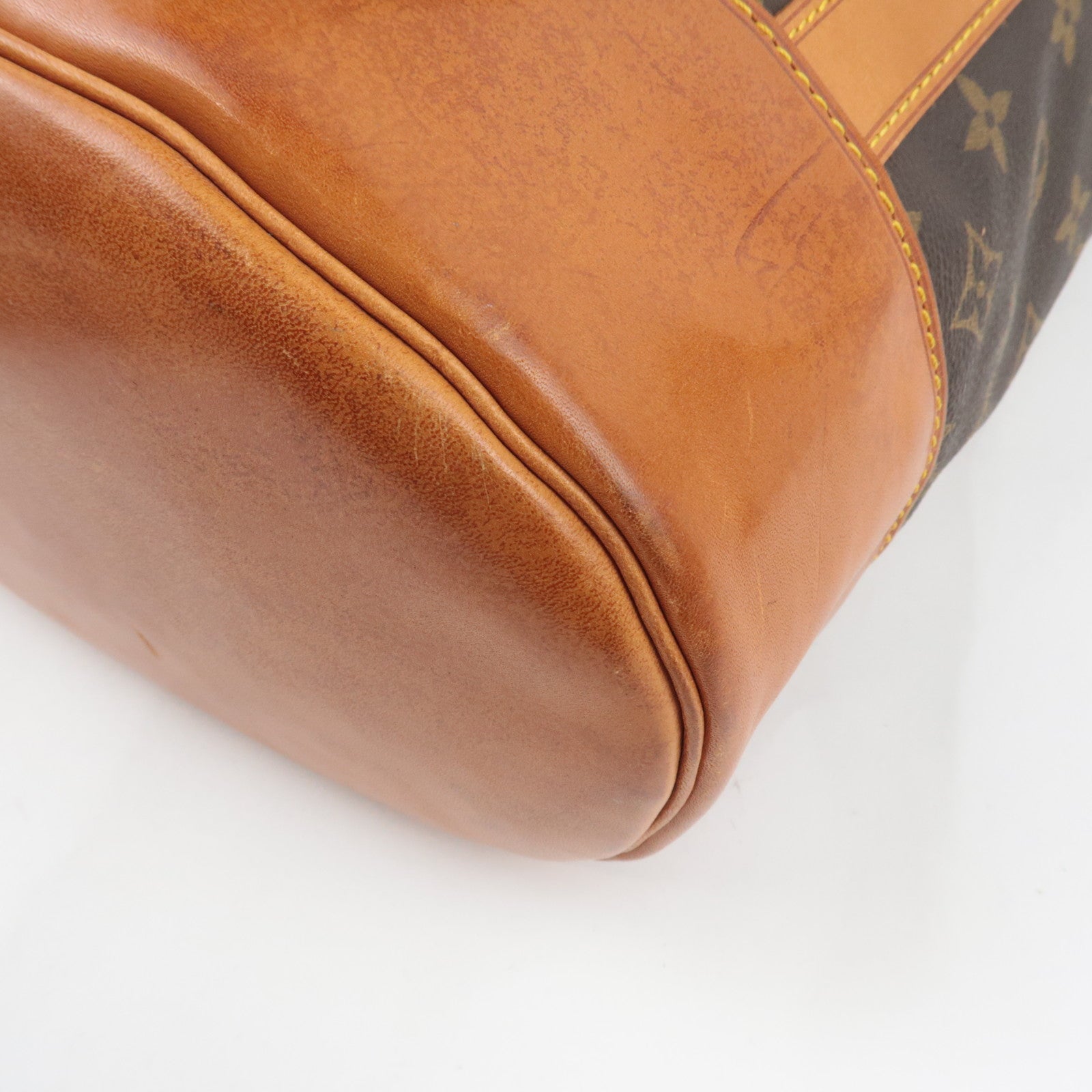 Louis Vuitton Monogram Randonnee GM Shoulder Bag M42244 *Name tag, Pouch