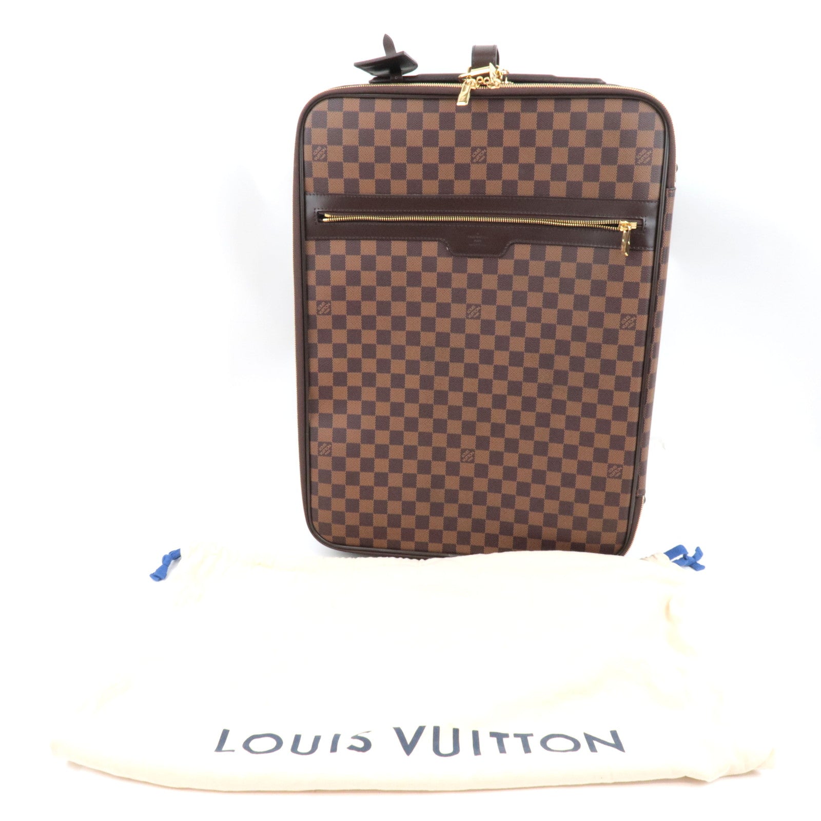 Louis Vuitton Damier Pegase 55 New Model Luggage Case N23294 SR2130 *Dust bag, Name tag, Key Lock