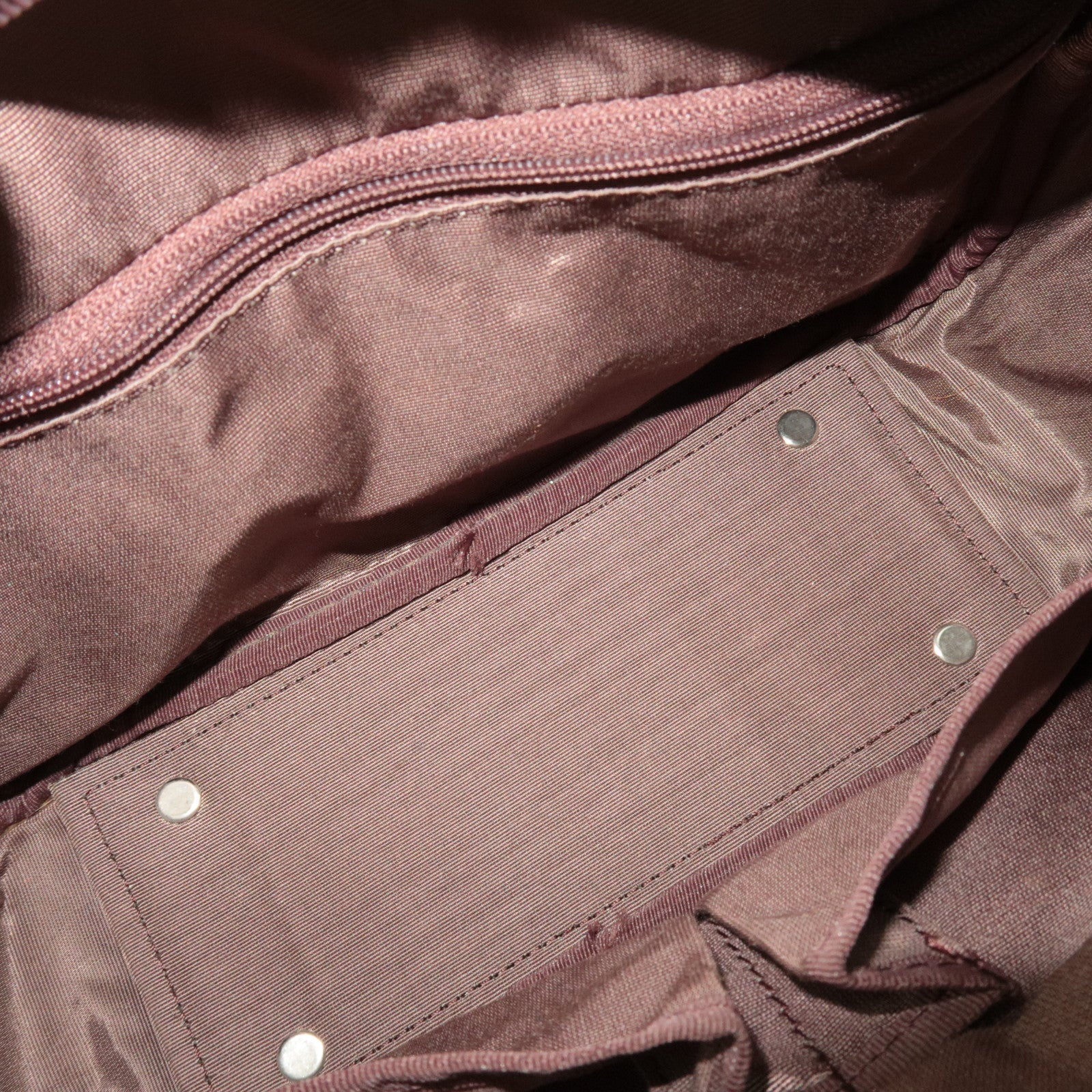 BURBERRY Nova Plaid Handbag Canvas Leather Beige Brown