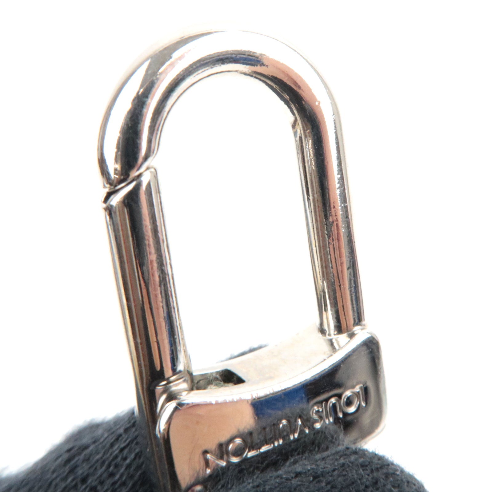 Louis Vuitton Porte Cles Inclusion Bag Charm Metal Silver Blue M69852 DI0280