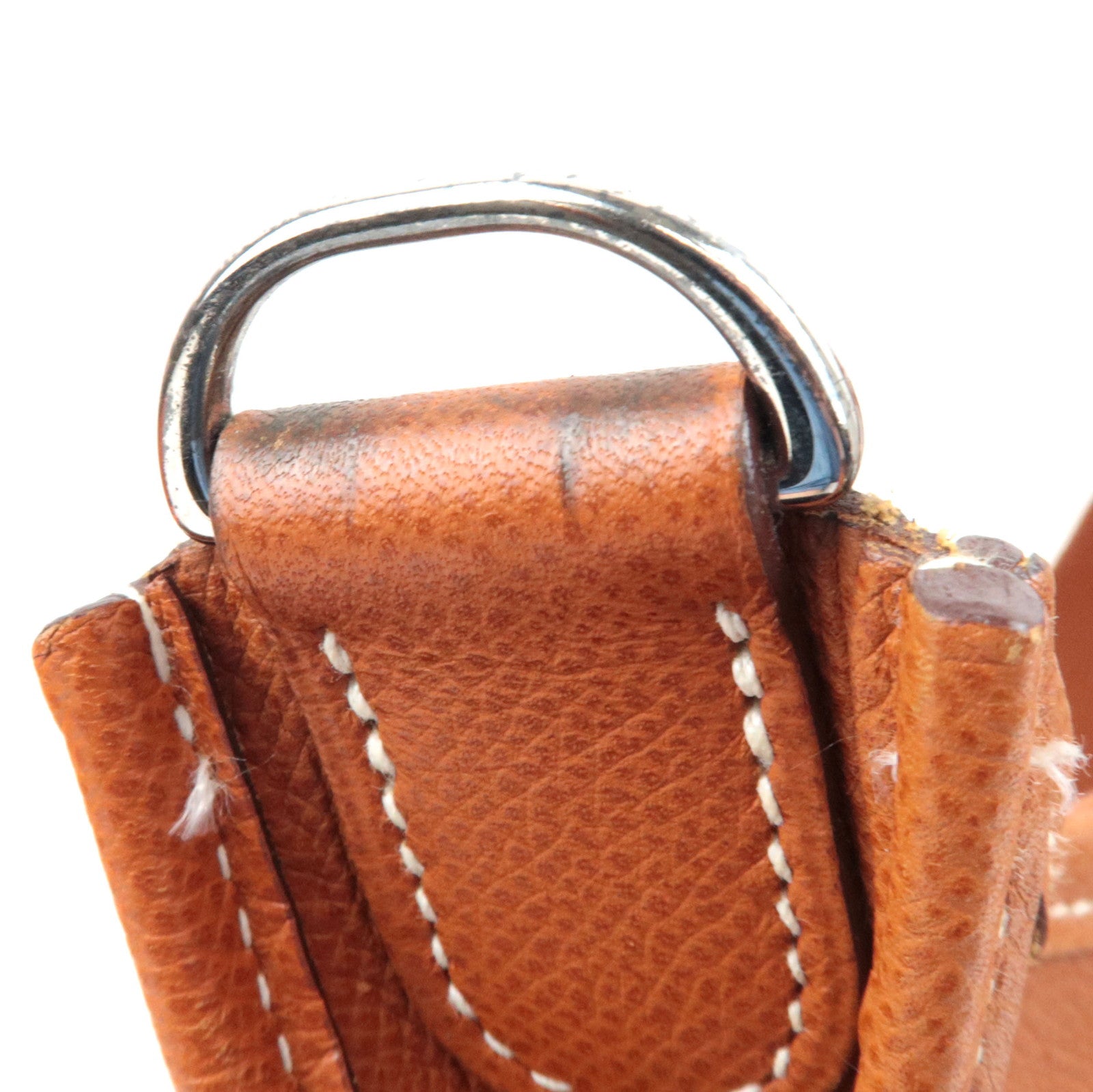 HERMES Evelyne II PM Shoulder Bag □I Stamp (2005) Veau Epsom Gold *Box, Dust bag