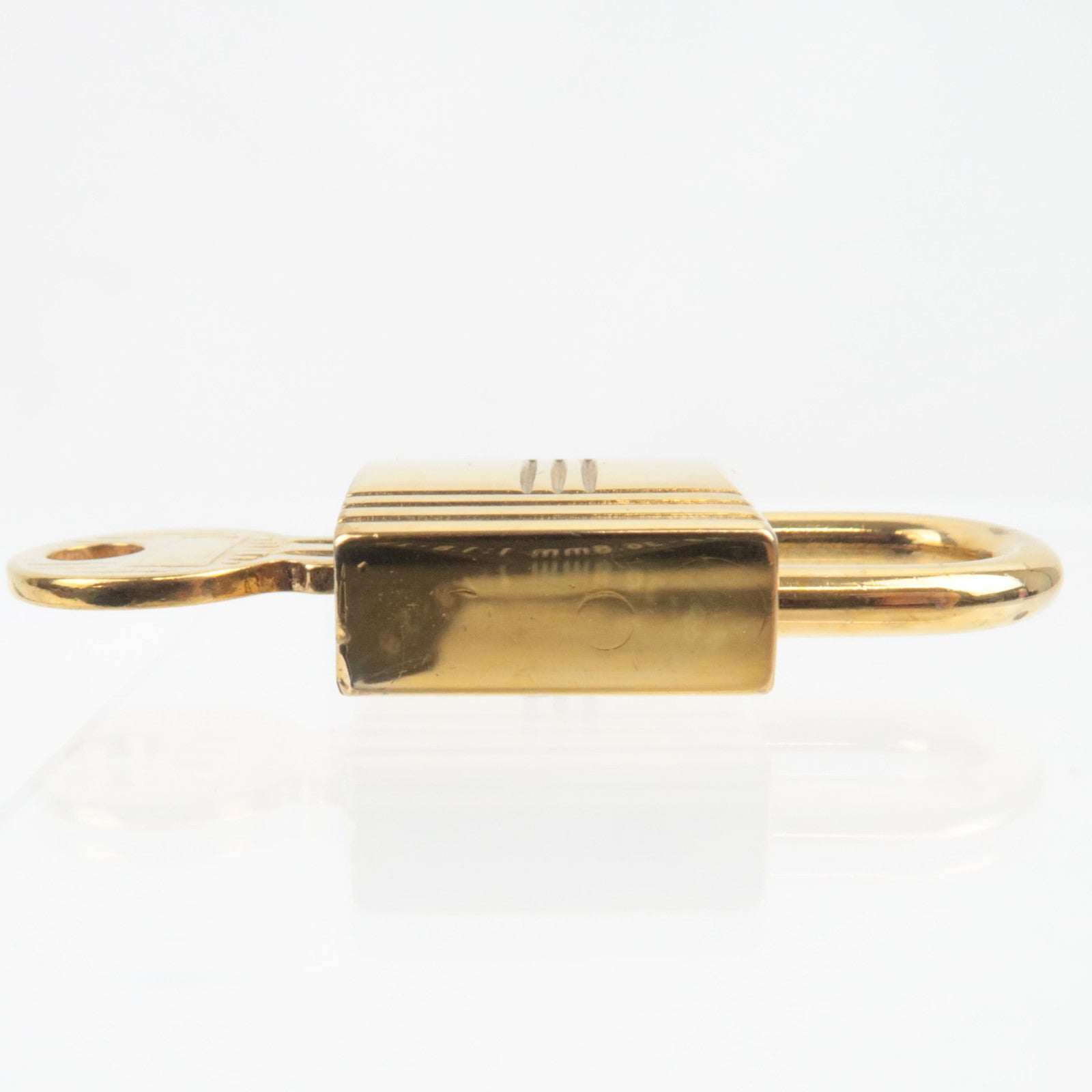 HERMES Key Lock 114 Metal Gold