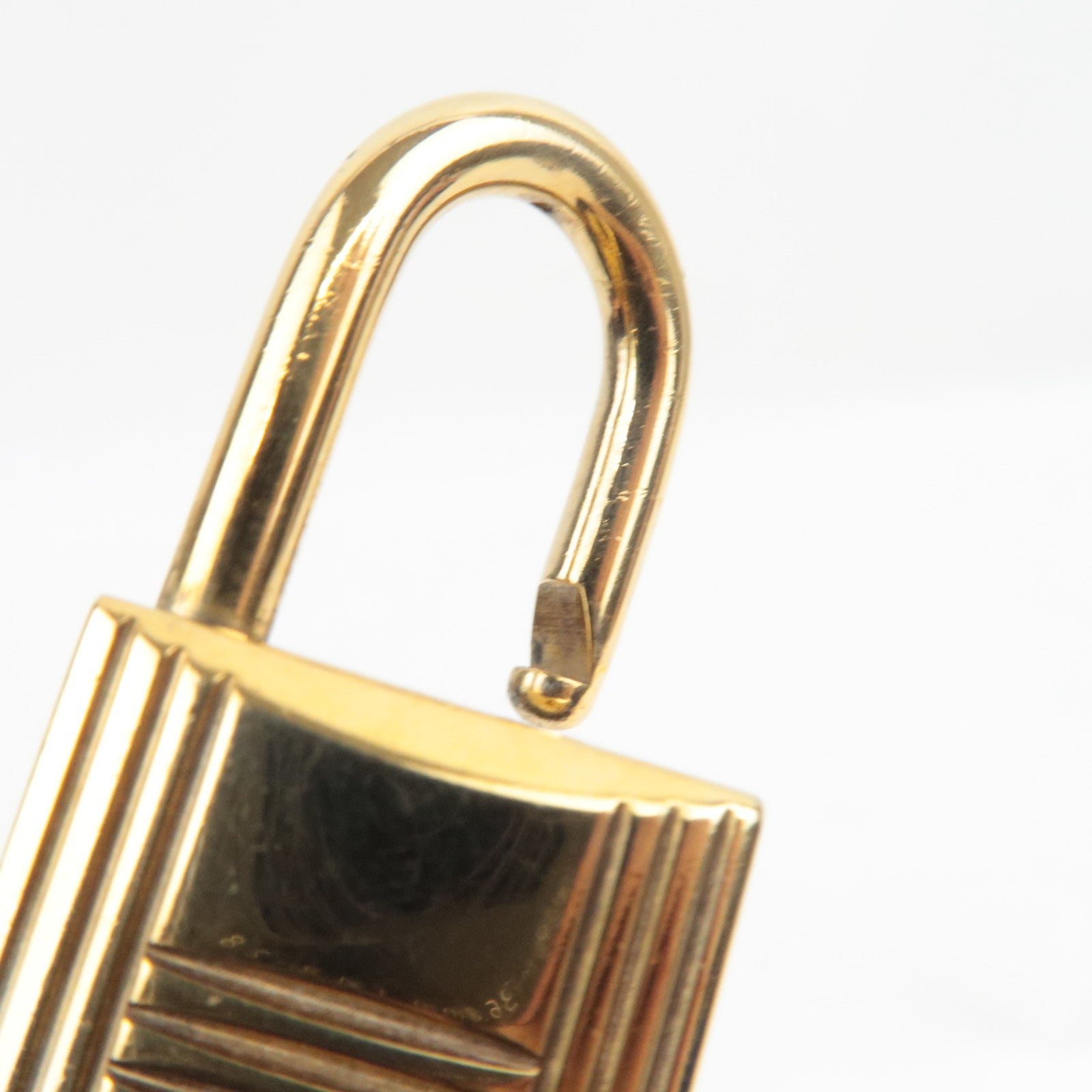 HERMES Key Lock 114 Metal Gold