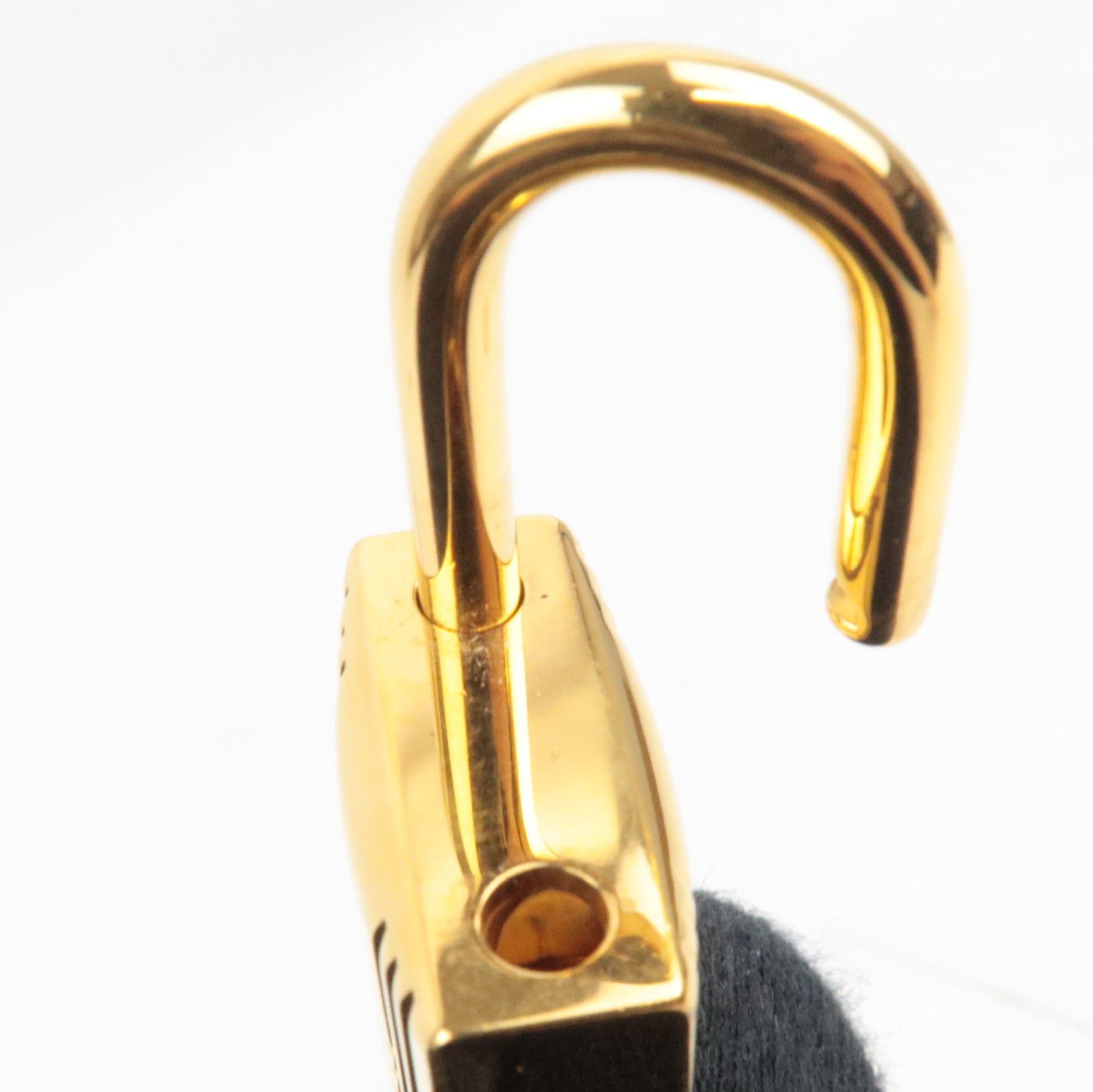HERMES Key Lock 120 Metal Gold